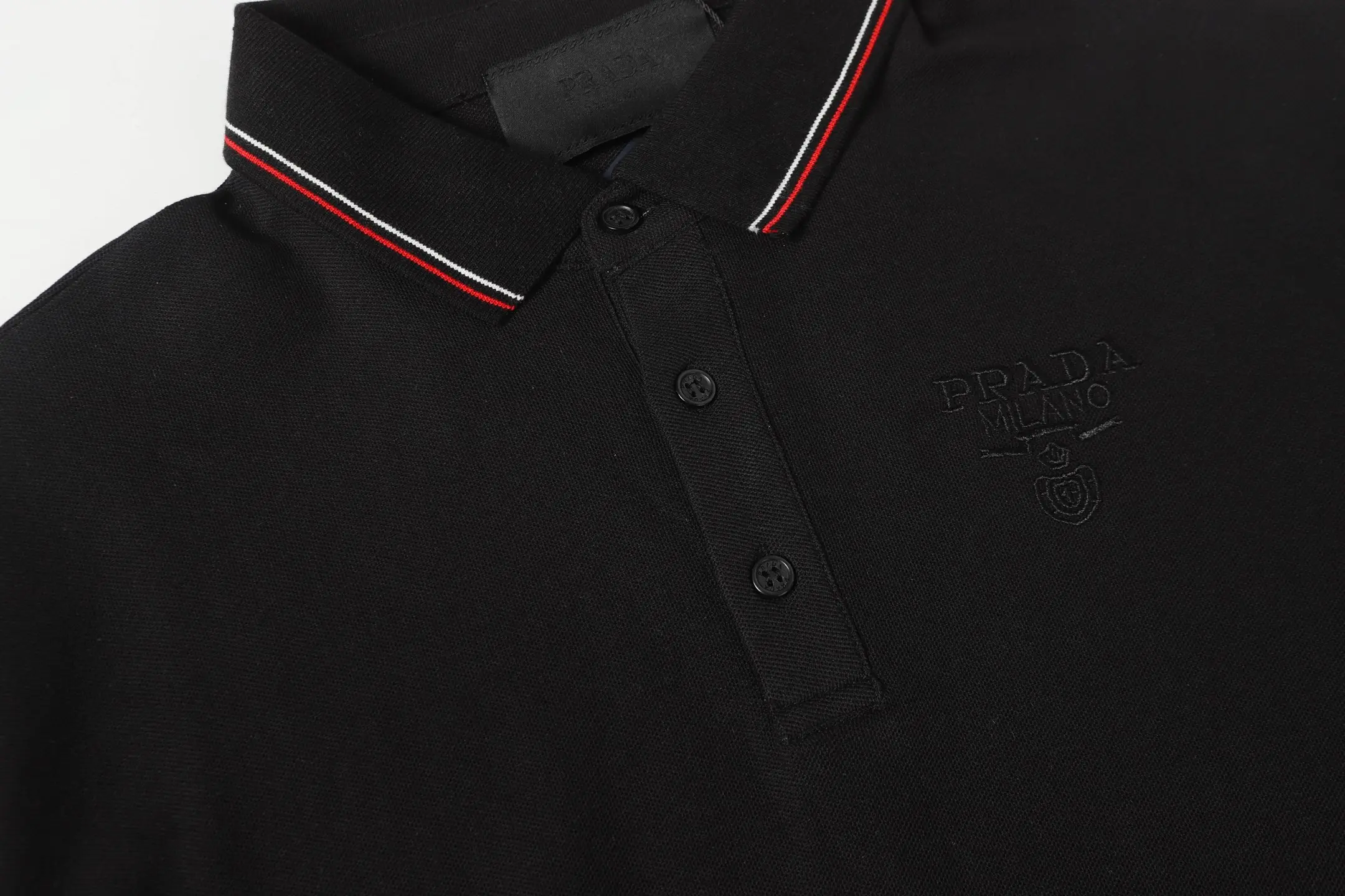 Logo-Embroidered Piqué Cotton Polo Shirt D9013733 — view 4