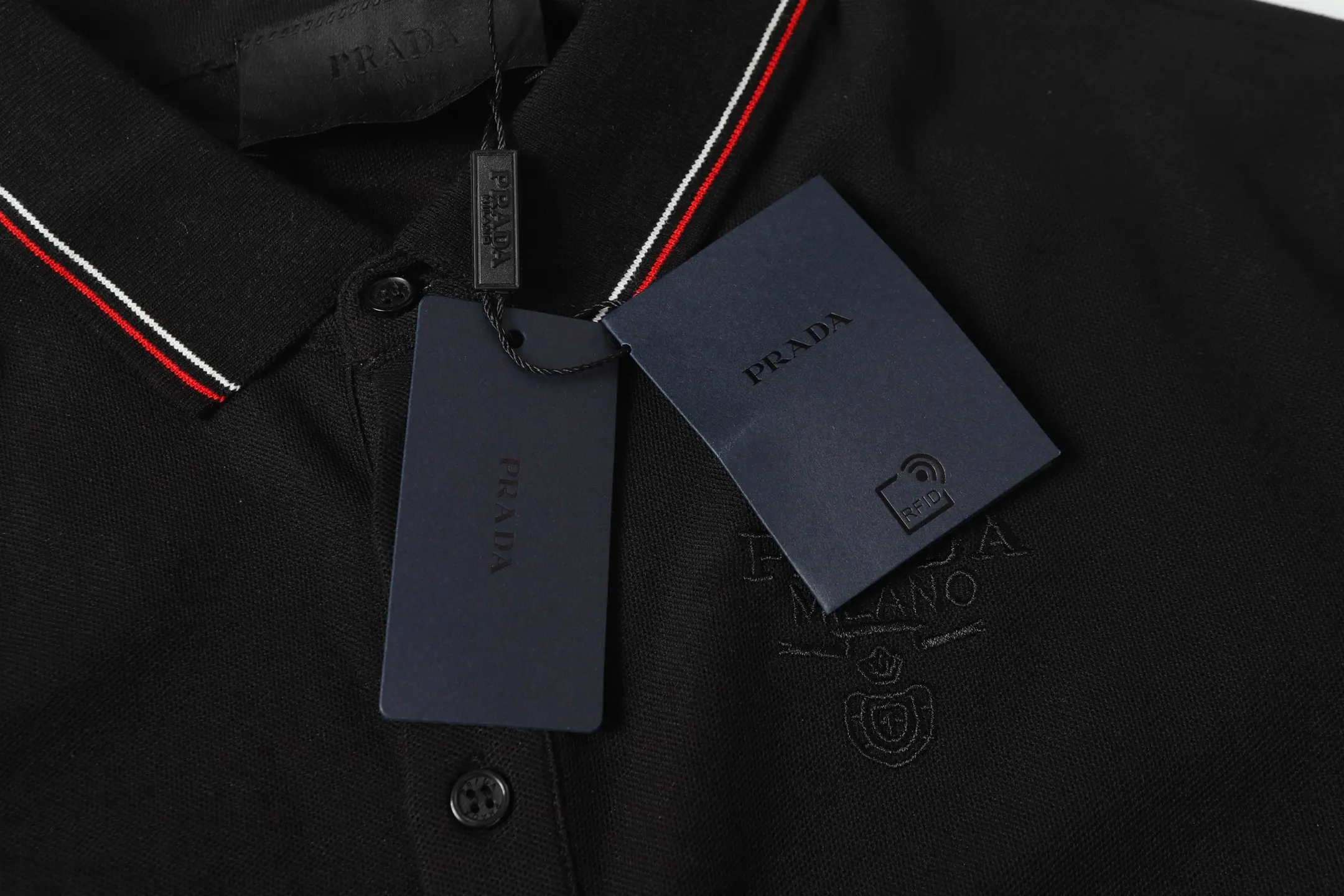 Logo-Embroidered Piqué Cotton Polo Shirt D9013733 — view 6