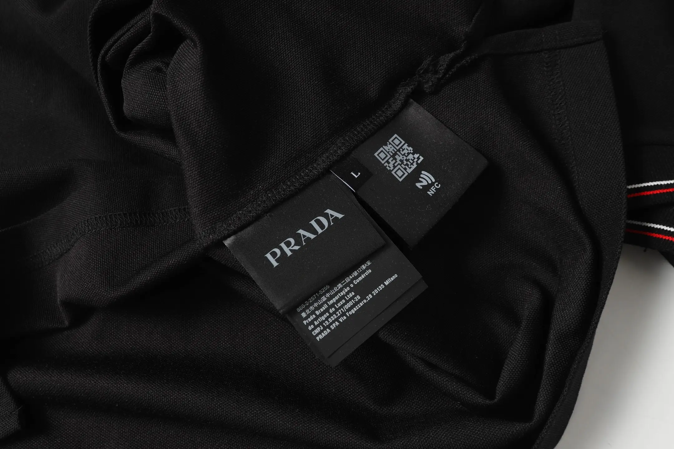 Logo-Embroidered Piqué Cotton Polo Shirt D9013733 — view 9