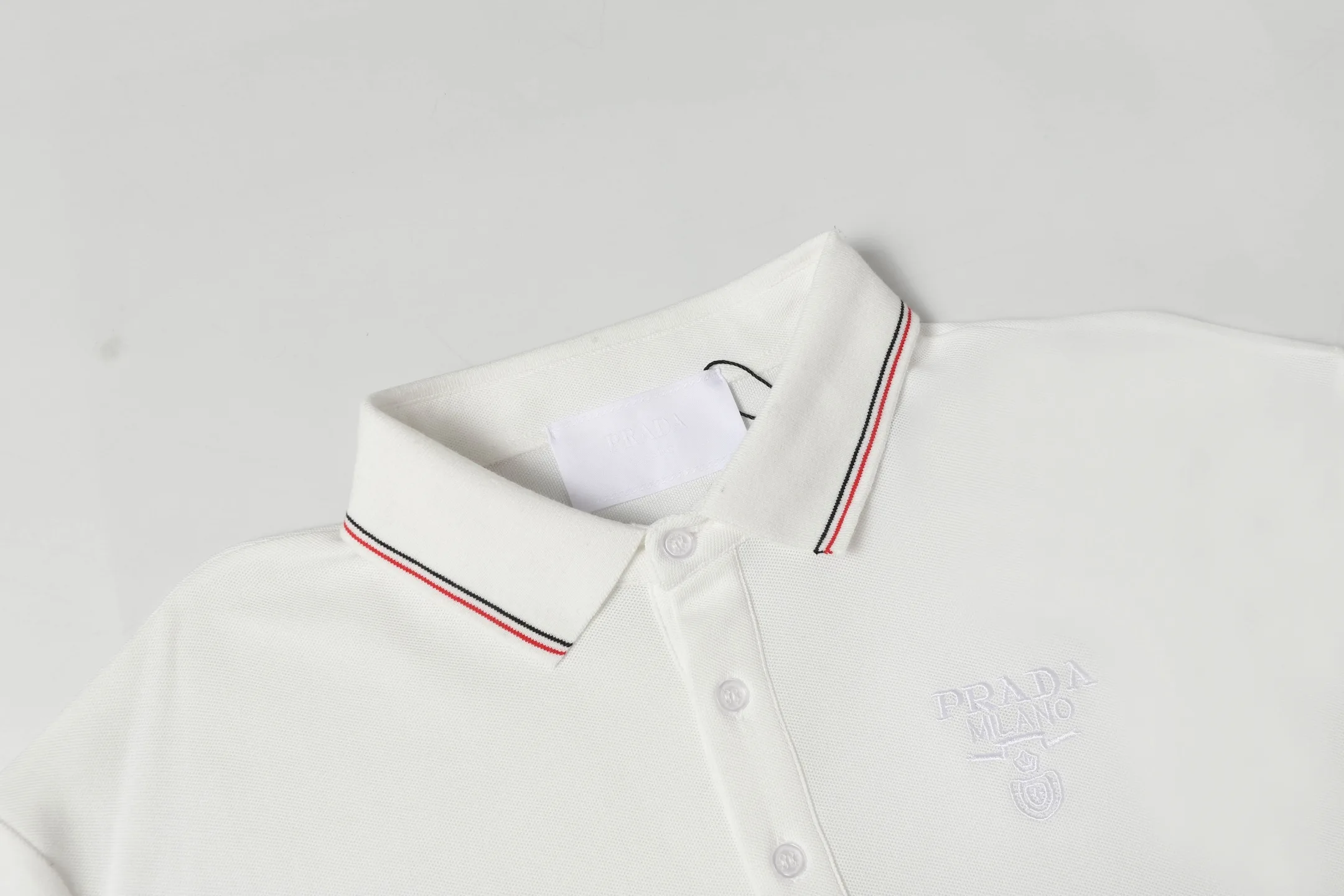 Logo-Embroidered Piqué Cotton Polo Shirt D9013734 — view 3