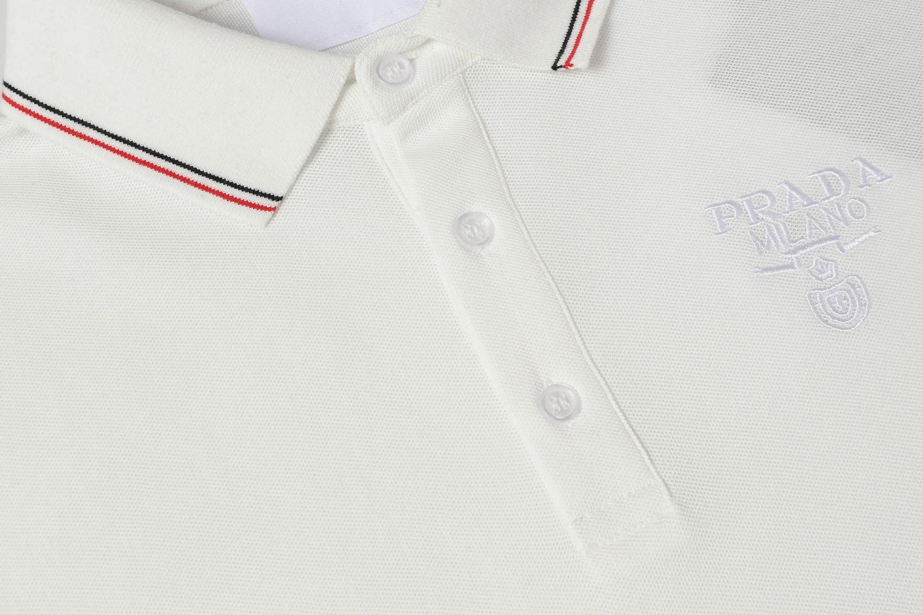 Logo-Embroidered Piqué Cotton Polo Shirt D9013734 — view 4