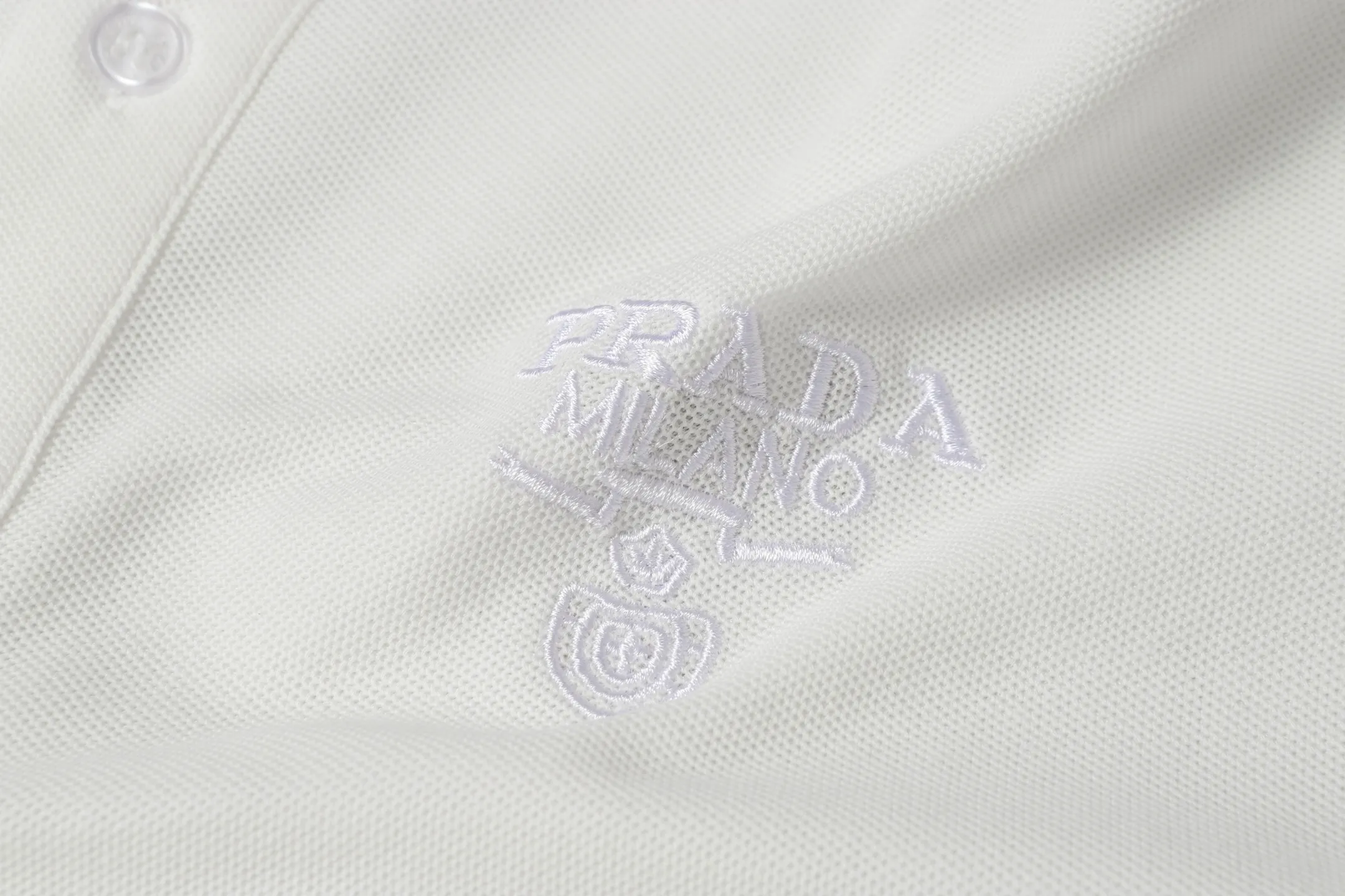 Logo-Embroidered Piqué Cotton Polo Shirt D9013734 — view 6