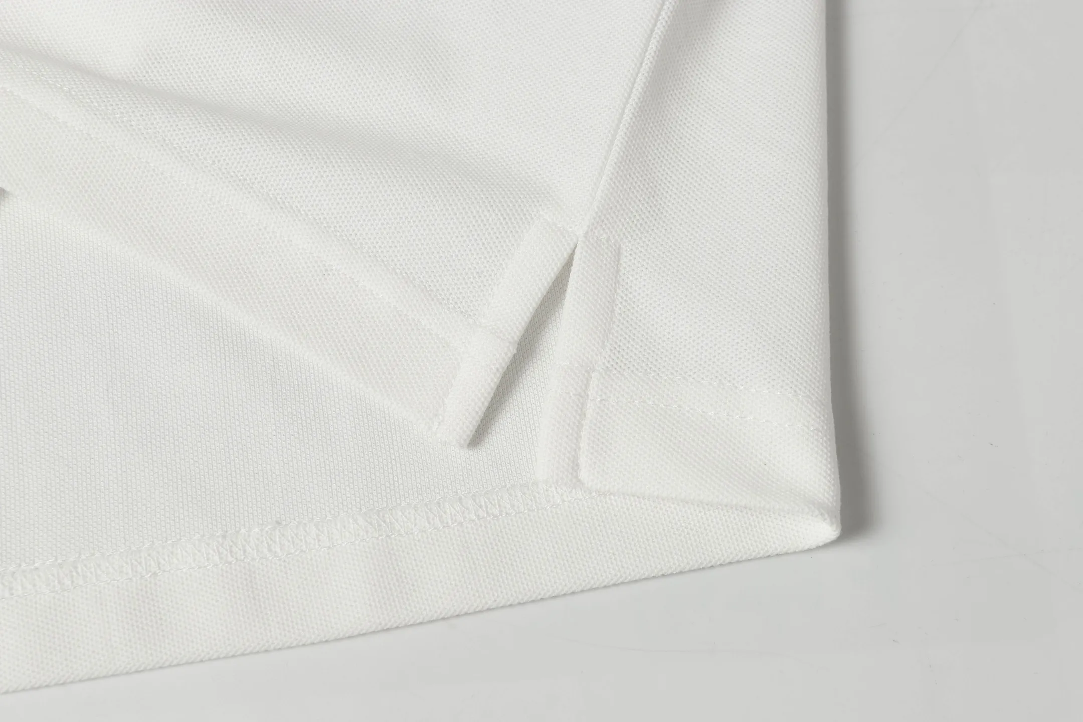Logo-Embroidered Piqué Cotton Polo Shirt D9013734 — view 9