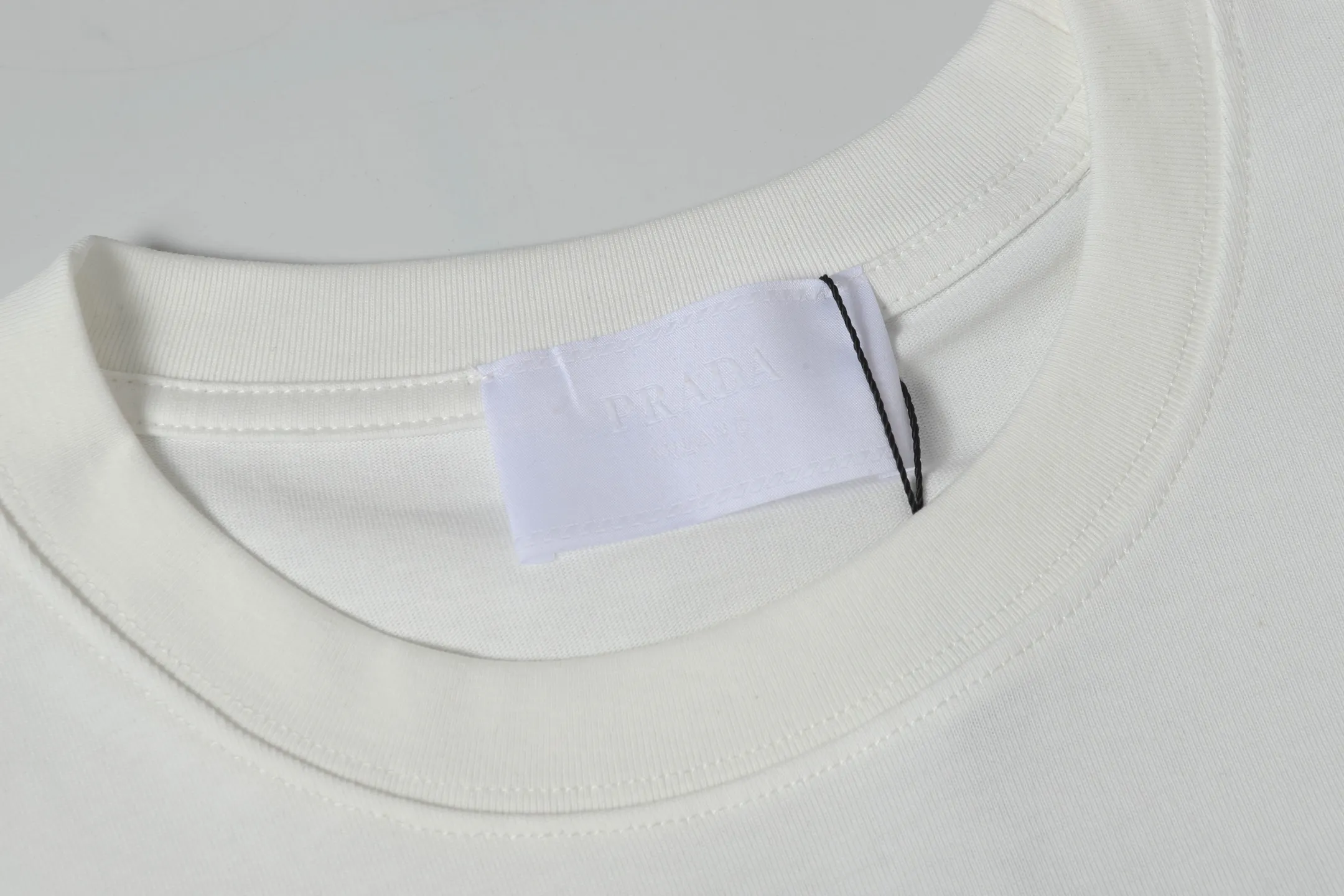 Leather Pocket Cotton Jersey T-Shirt D9513721 — view 3