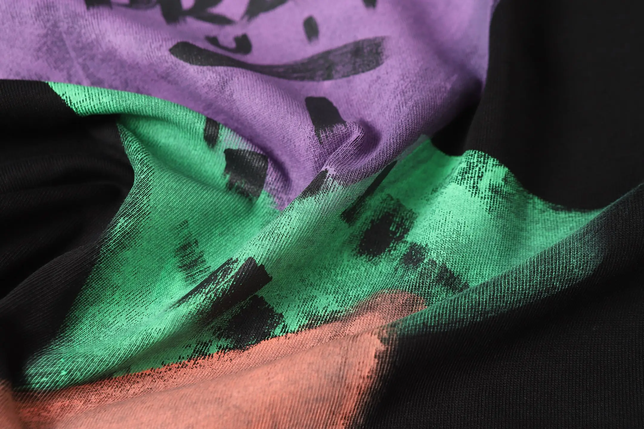 Hand-Painted Logo Cotton T-Shirt D9013712 — view 7