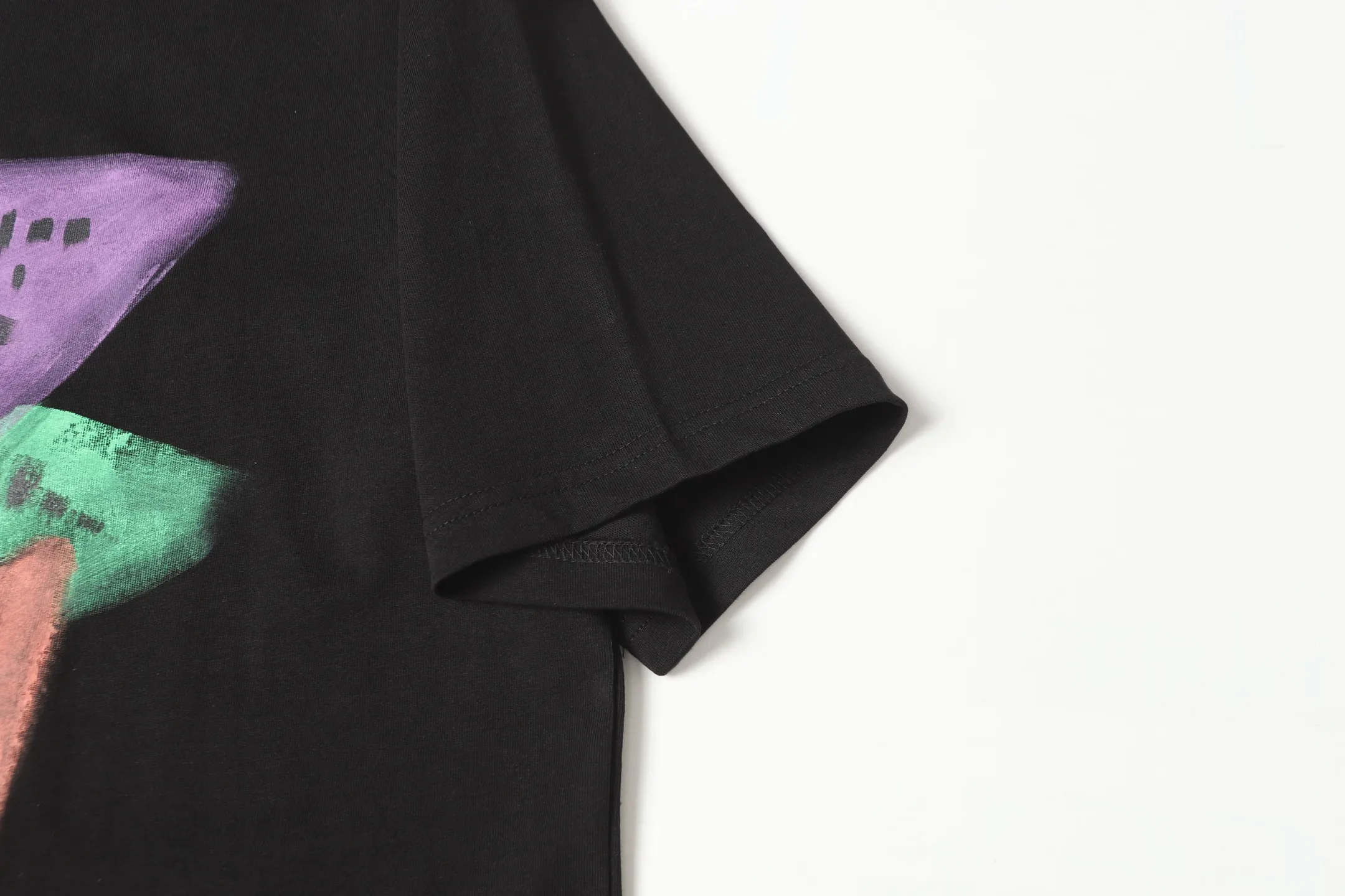 Hand-Painted Logo Cotton T-Shirt D9013712 — view 8