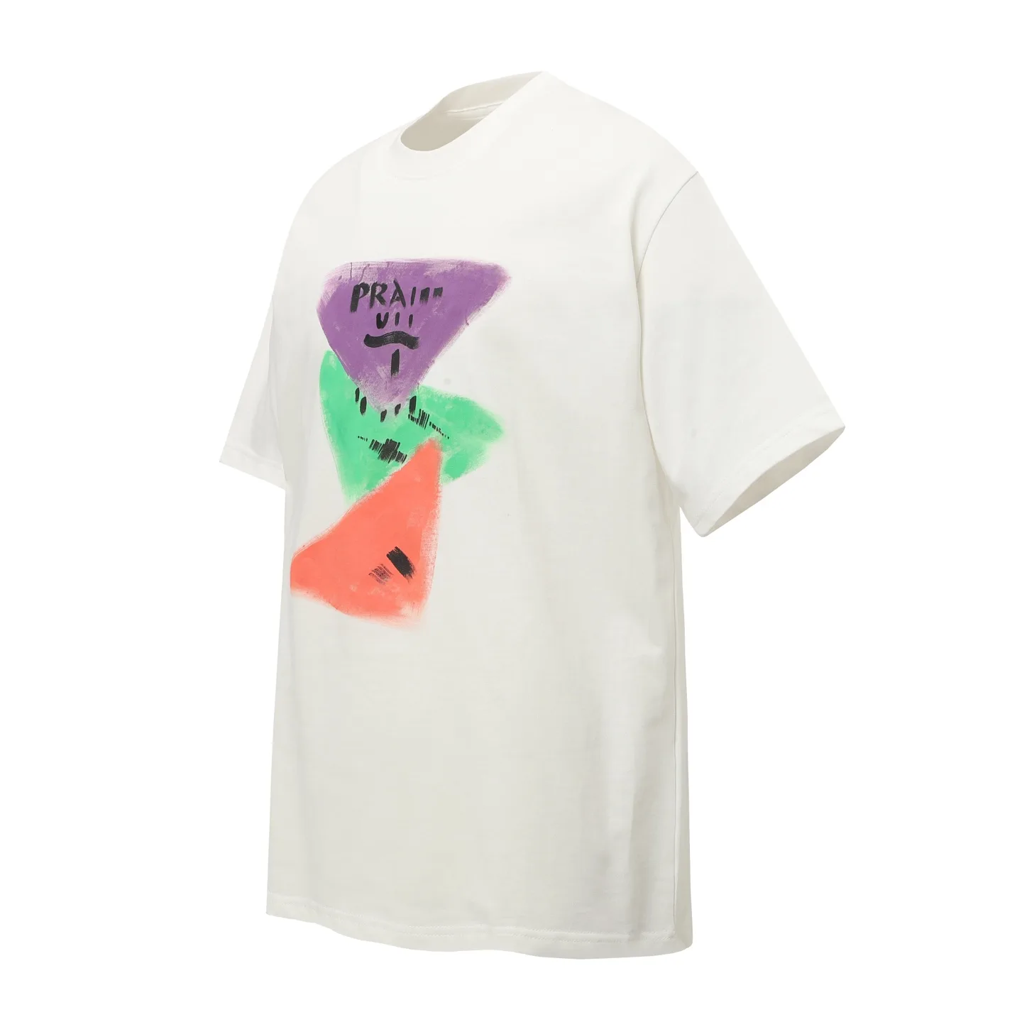 Hand-Painted Logo Oversized Cotton T-Shirt D9013714 — view 2
