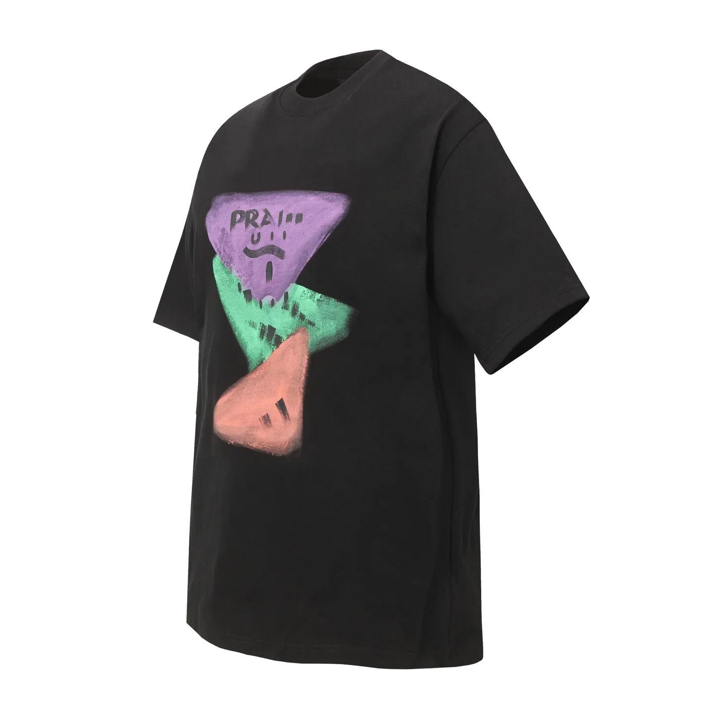 Hand-Painted Logo Oversized Cotton T-Shirt D9013714 — view 4