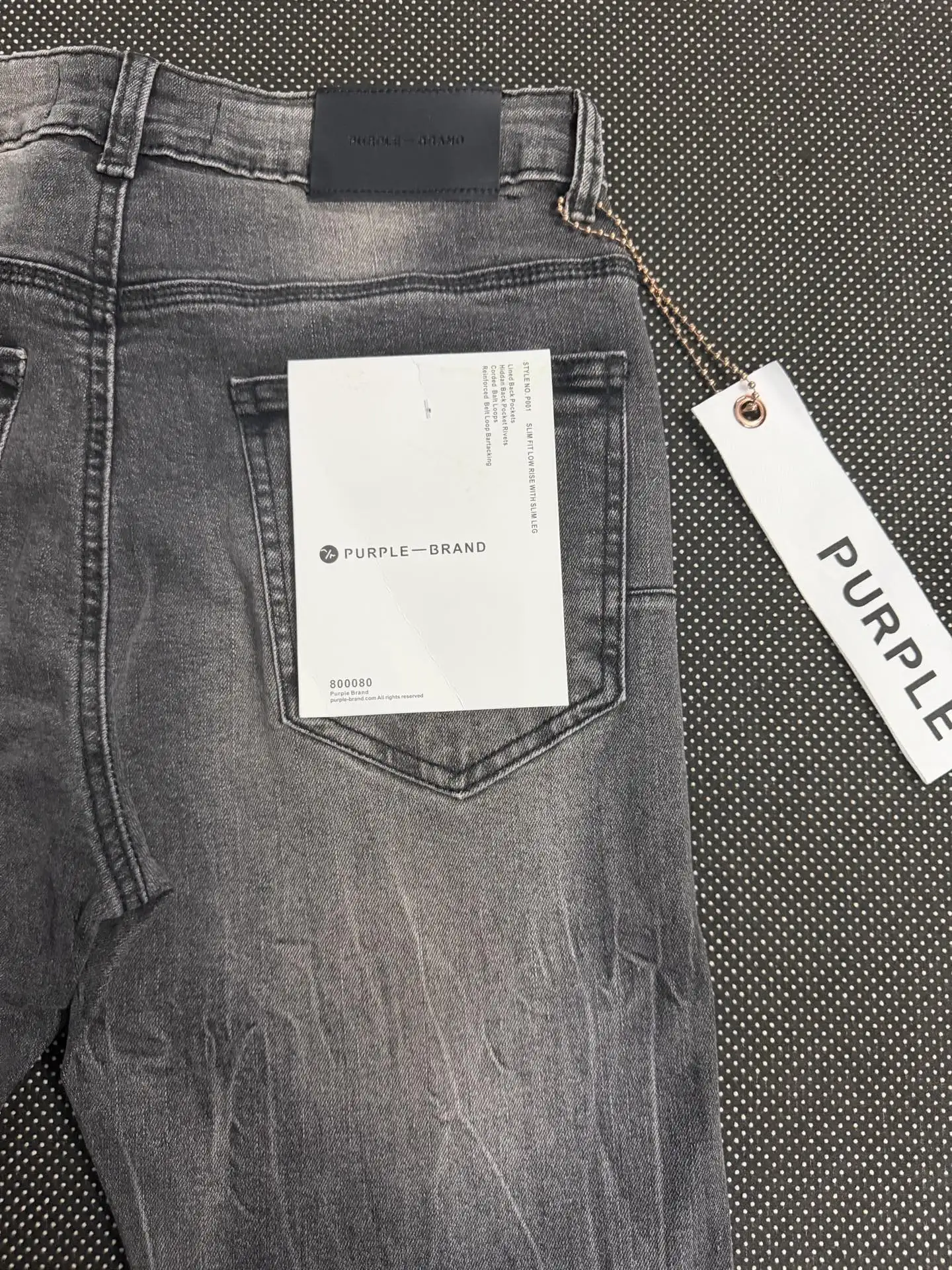 Purple Brand Washed Slim-Fit Jeans D15321863 — view 15