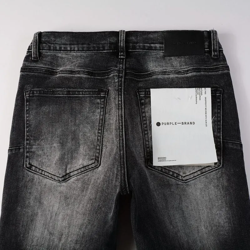 Distressed Washed Slim-Fit Jeans D16021858 — view 6