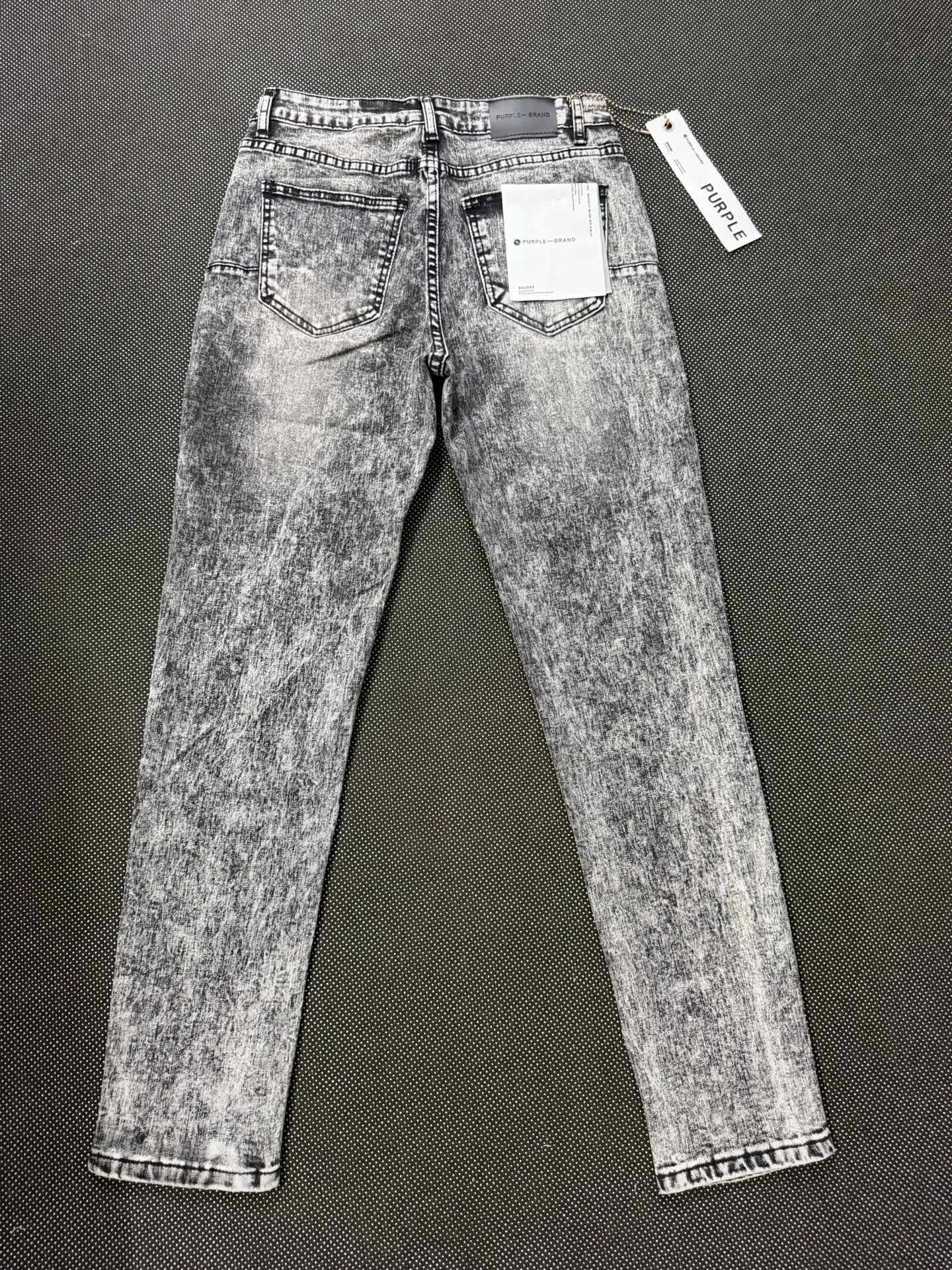Distressed Washed Slim-Fit Jeans D16021858 — view 12