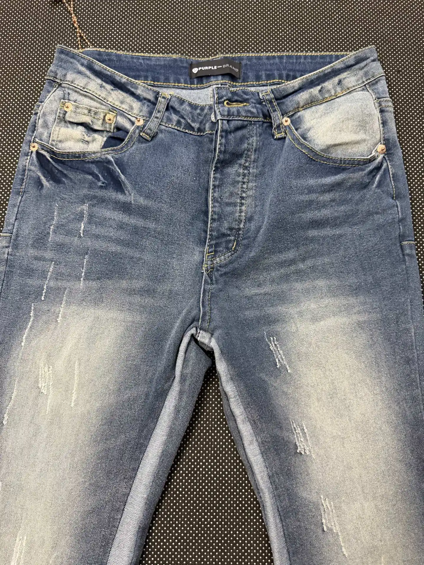 Distressed Flare-Leg Denim Jeans D16021844 — view 3