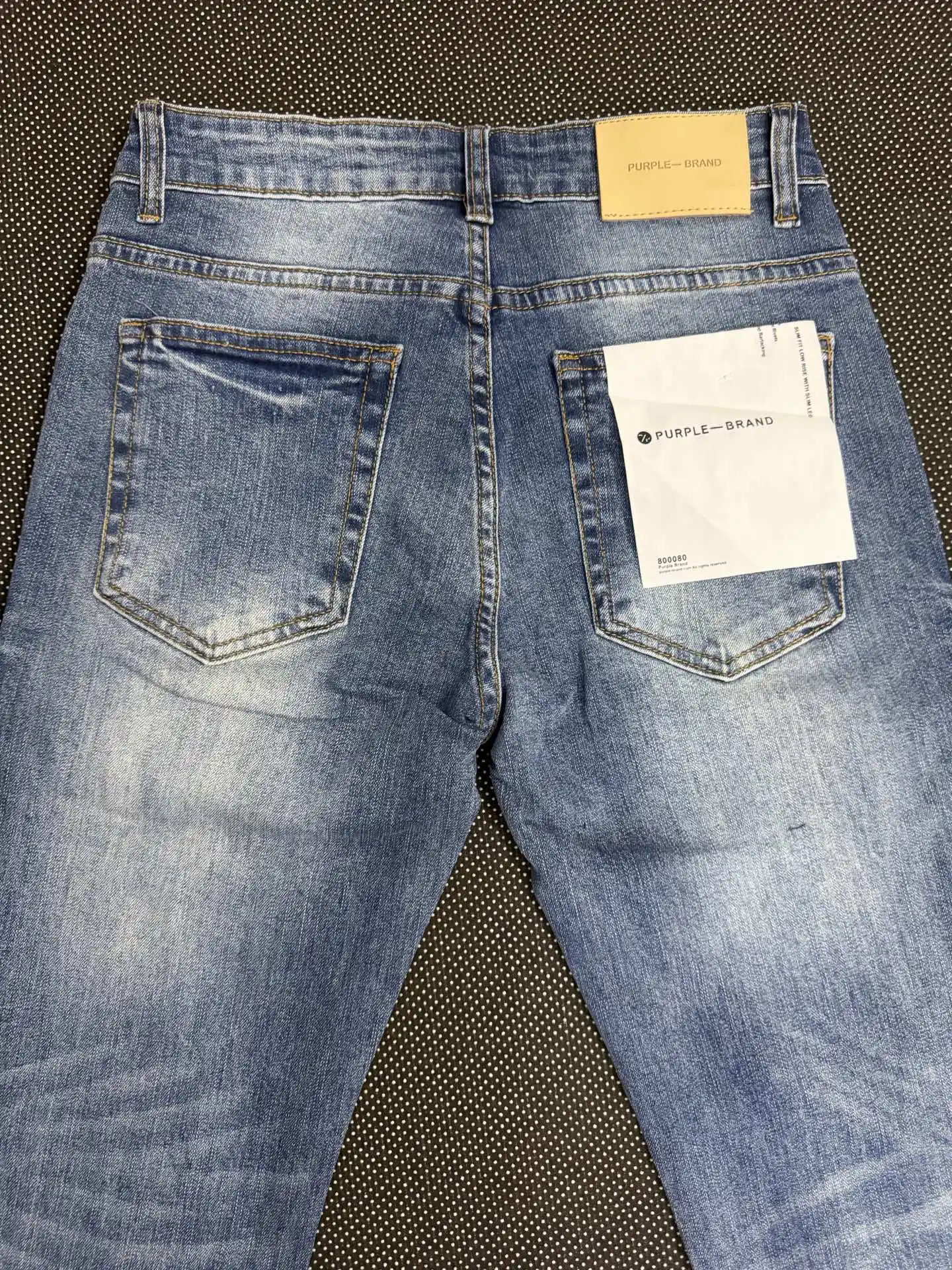 Distressed Bootcut Jeans with Patchwork Detail D19021842 — view 5