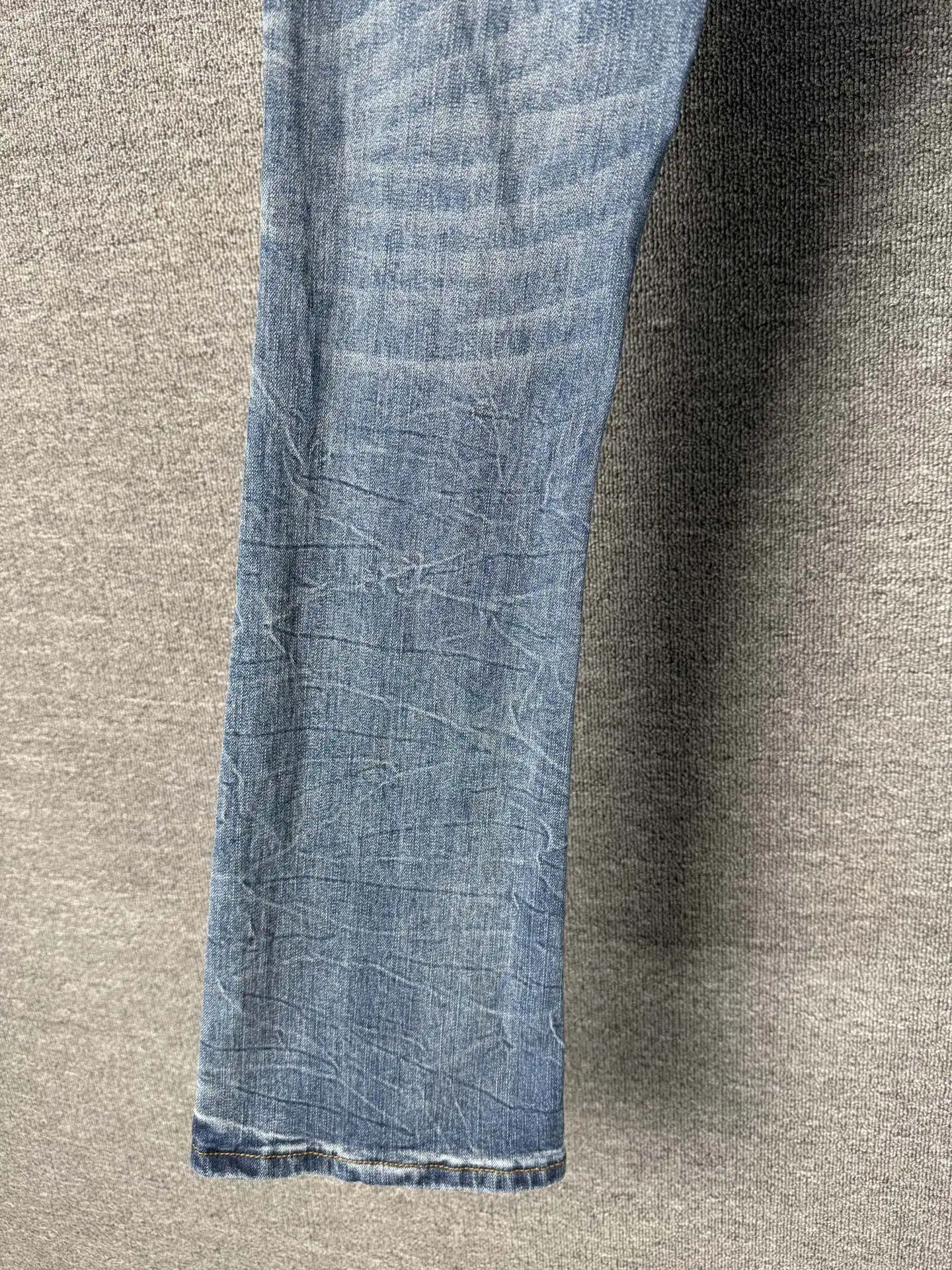 Distressed Bootcut Jeans with Patchwork Detail D19021842 — view 22