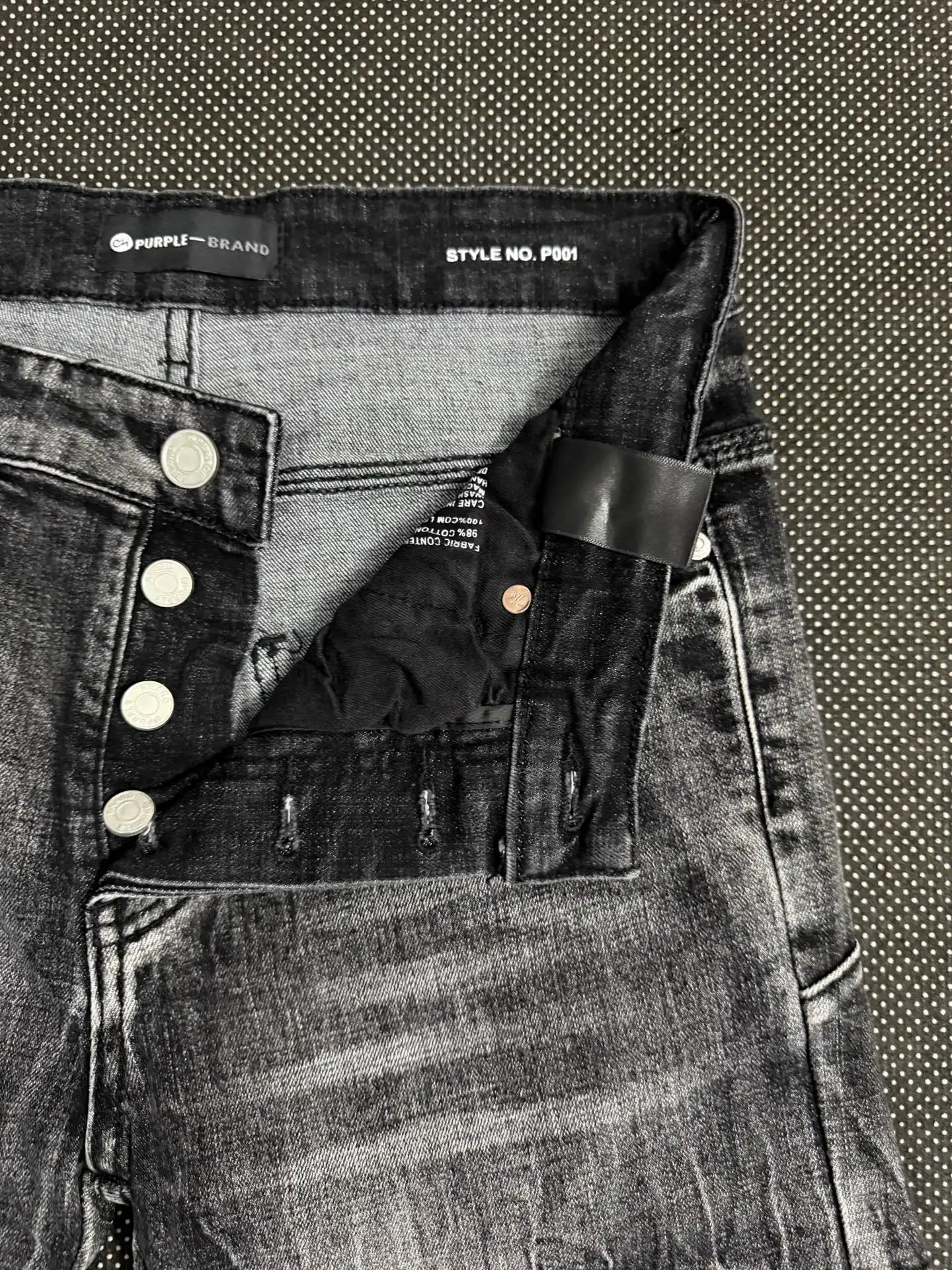 Purple Brand Lightning Wash Cargo Jeans D18021840 — view 4