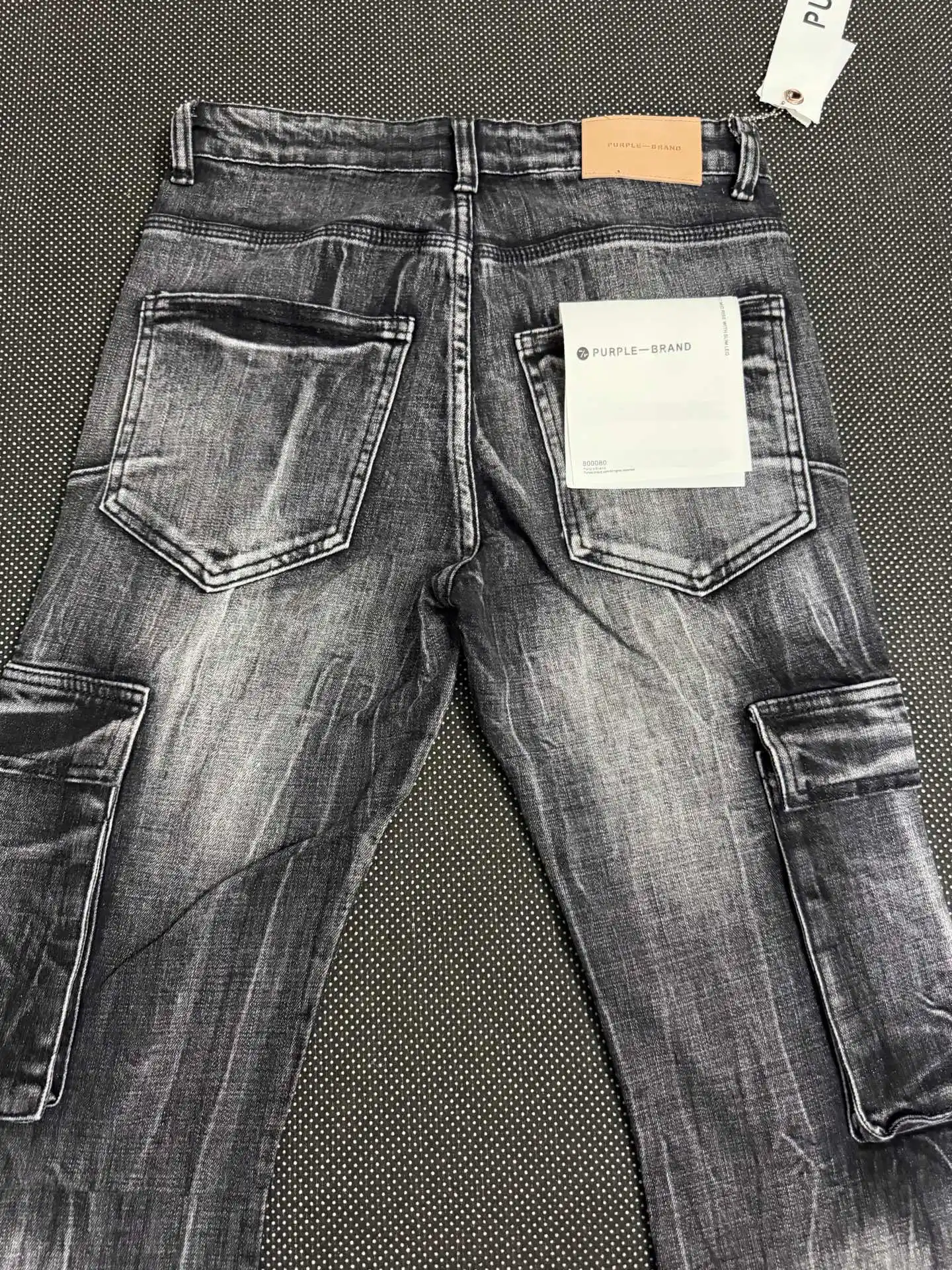 Purple Brand Lightning Wash Cargo Jeans D18021840 — view 5