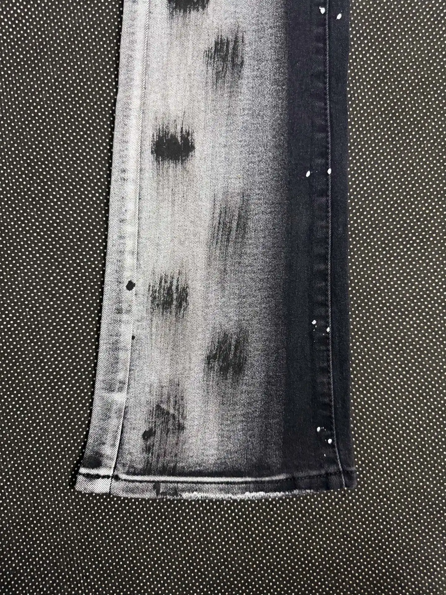 Purple Brand Paint-Splatter Gradient Slim-Leg Jeans D18021839 — view 9
