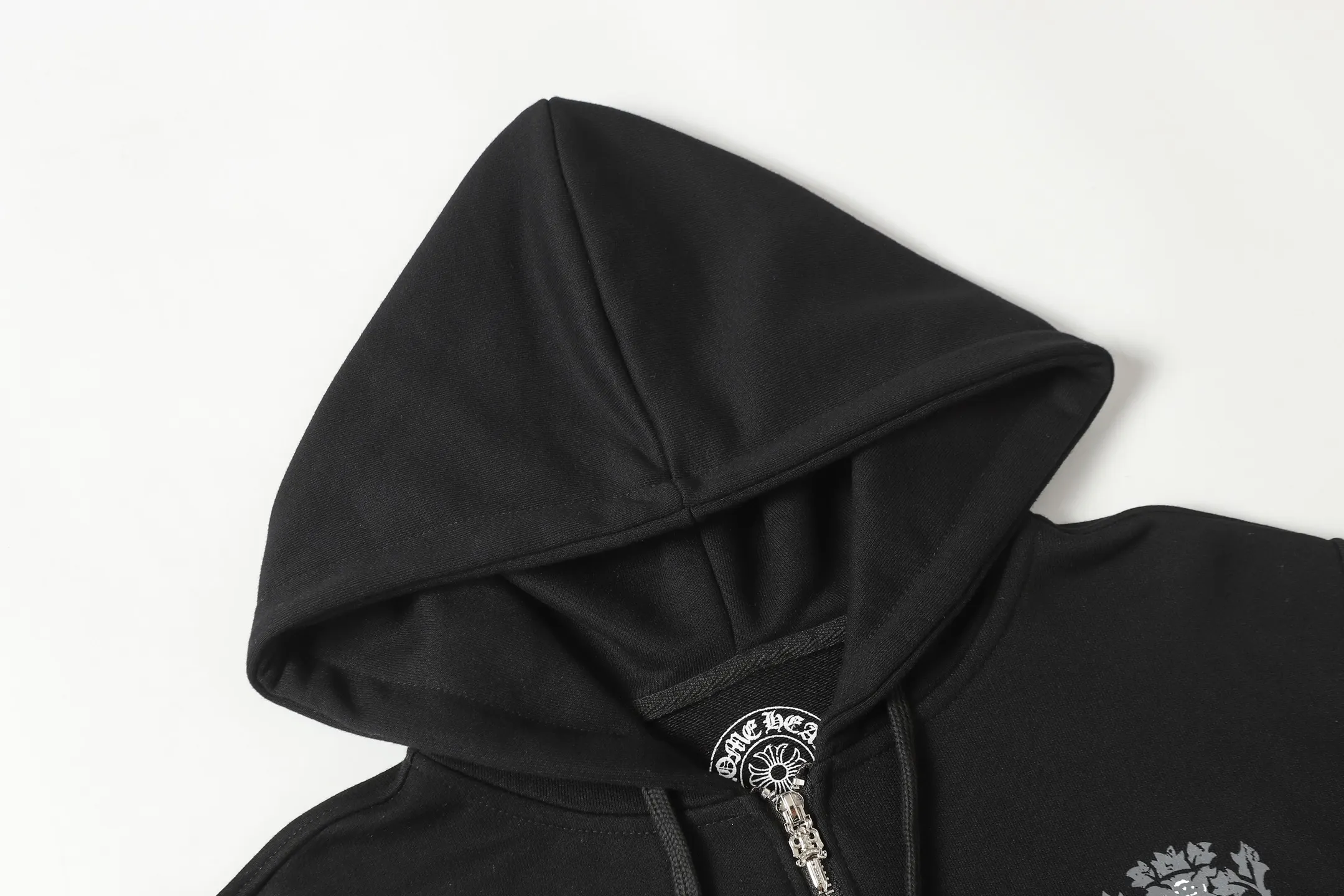 Dagger Print Zip-Up Hoodie D14513489 — view 4