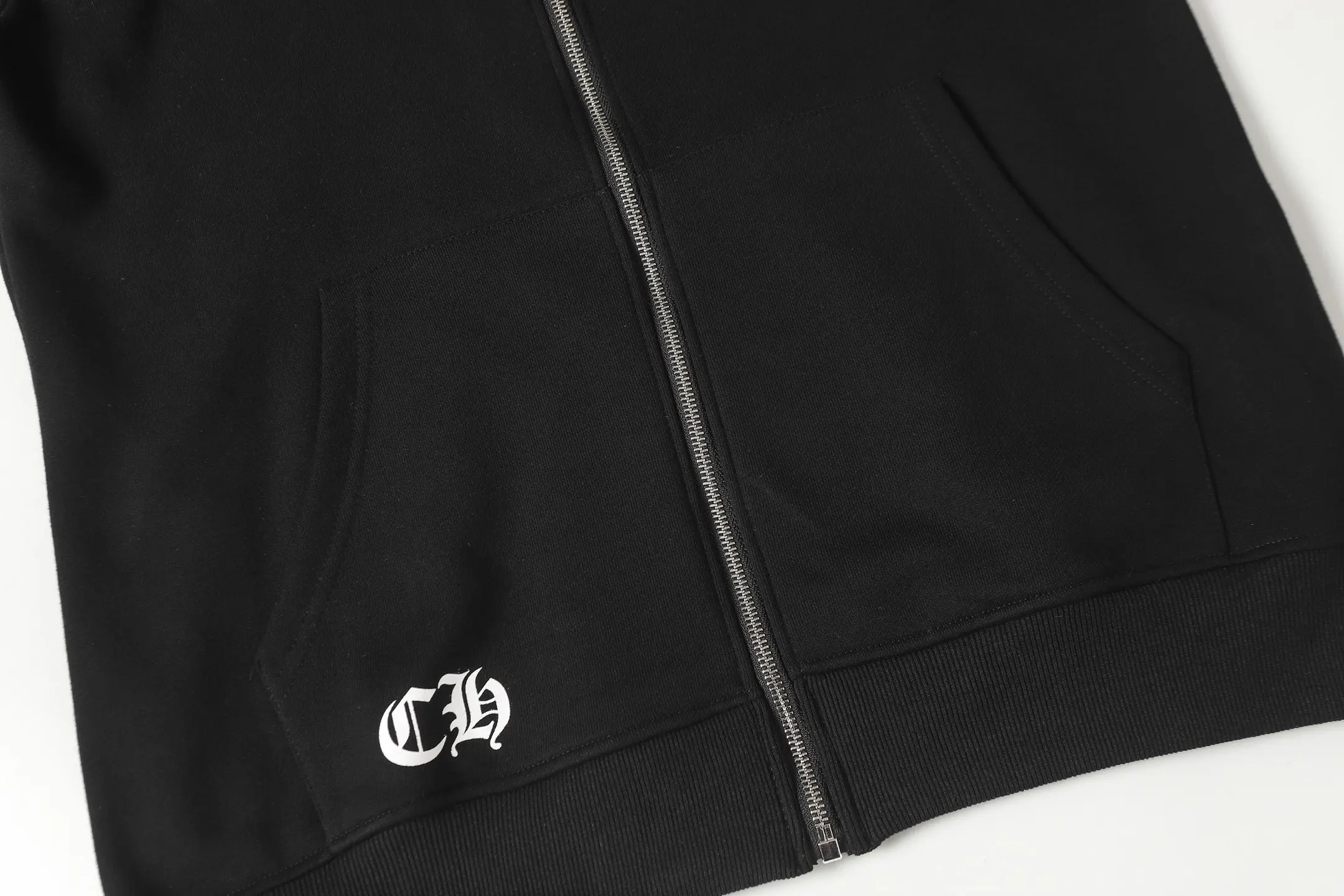 Dagger Print Zip-Up Hoodie D14513489 — view 8