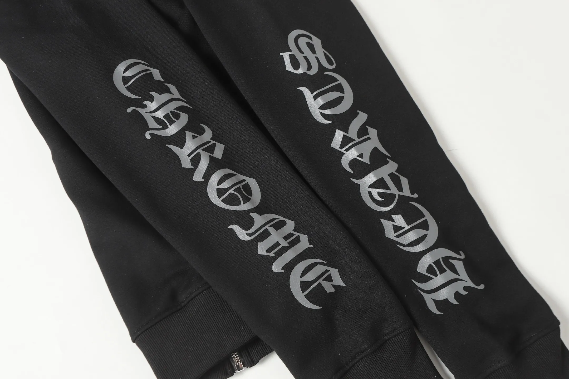 Dagger Print Zip-Up Hoodie D14513489 — view 10