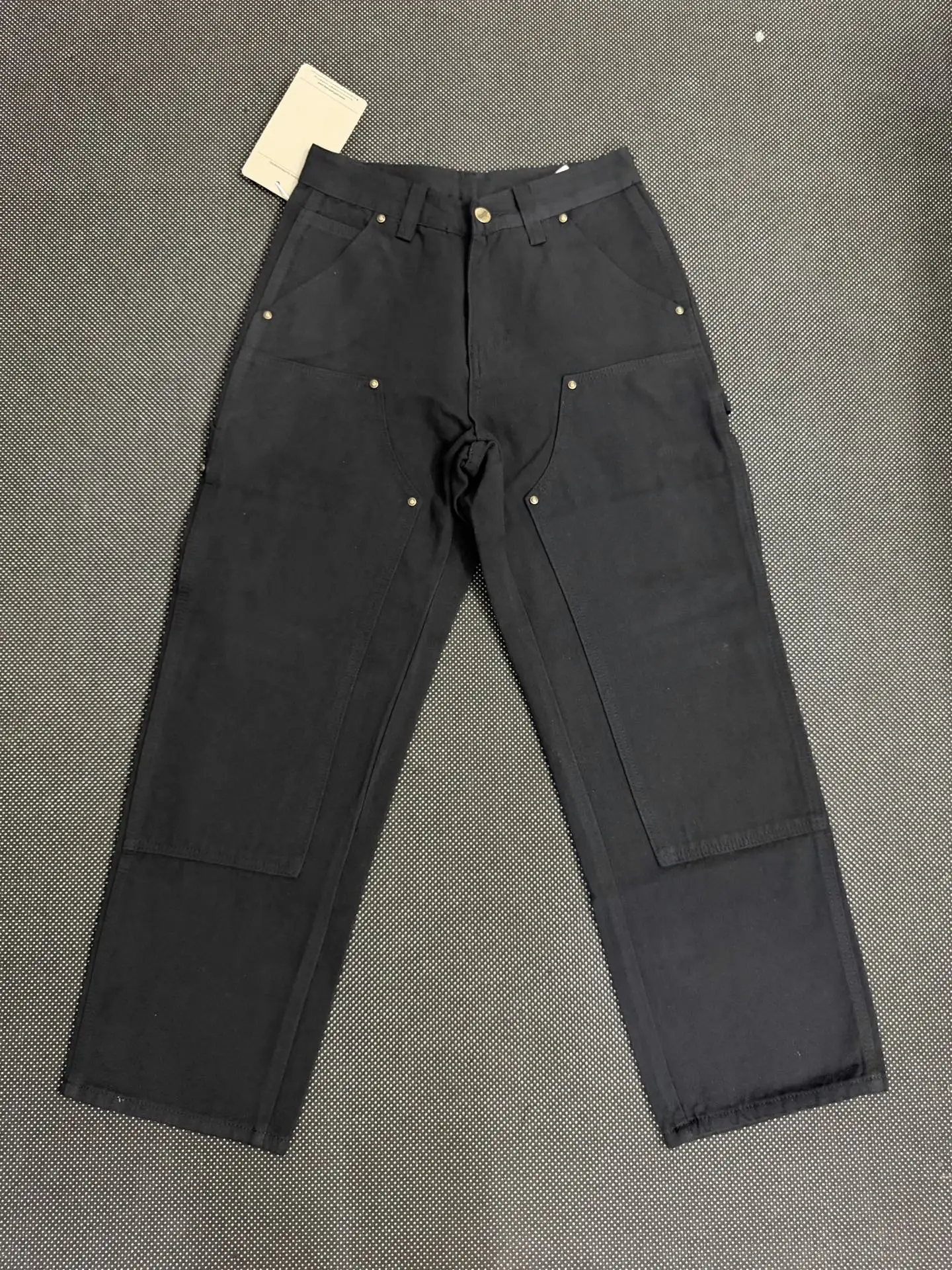Double-Knee Straight-Leg Carpenter Jeans D18021837