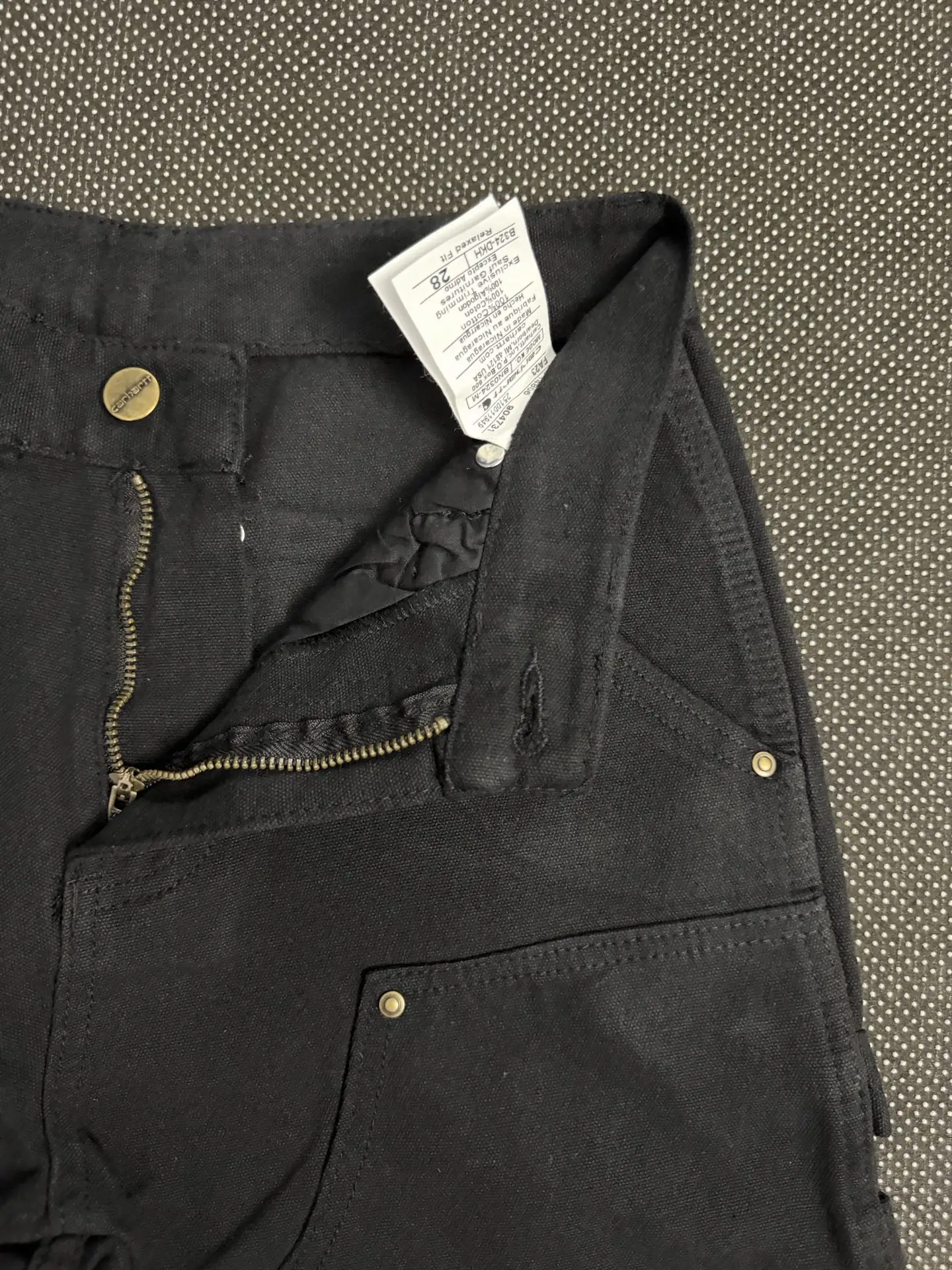Double-Knee Straight-Leg Carpenter Jeans D18021837 — view 3