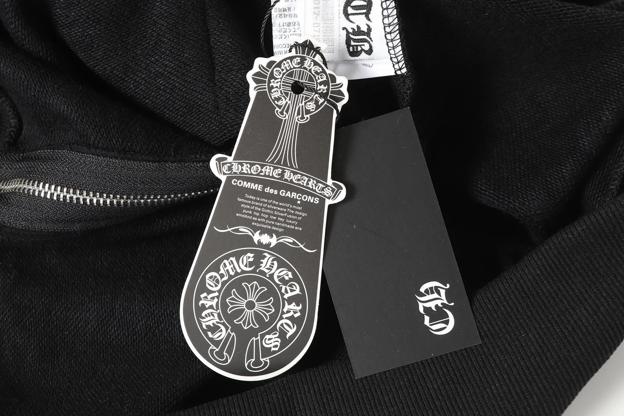 Logo-Print Zip-Up Hoodie D15013500 — view 13