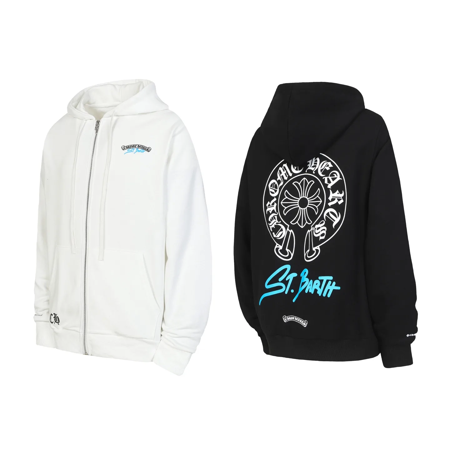 Logo-Print Zip-Up Hoodie D15013502