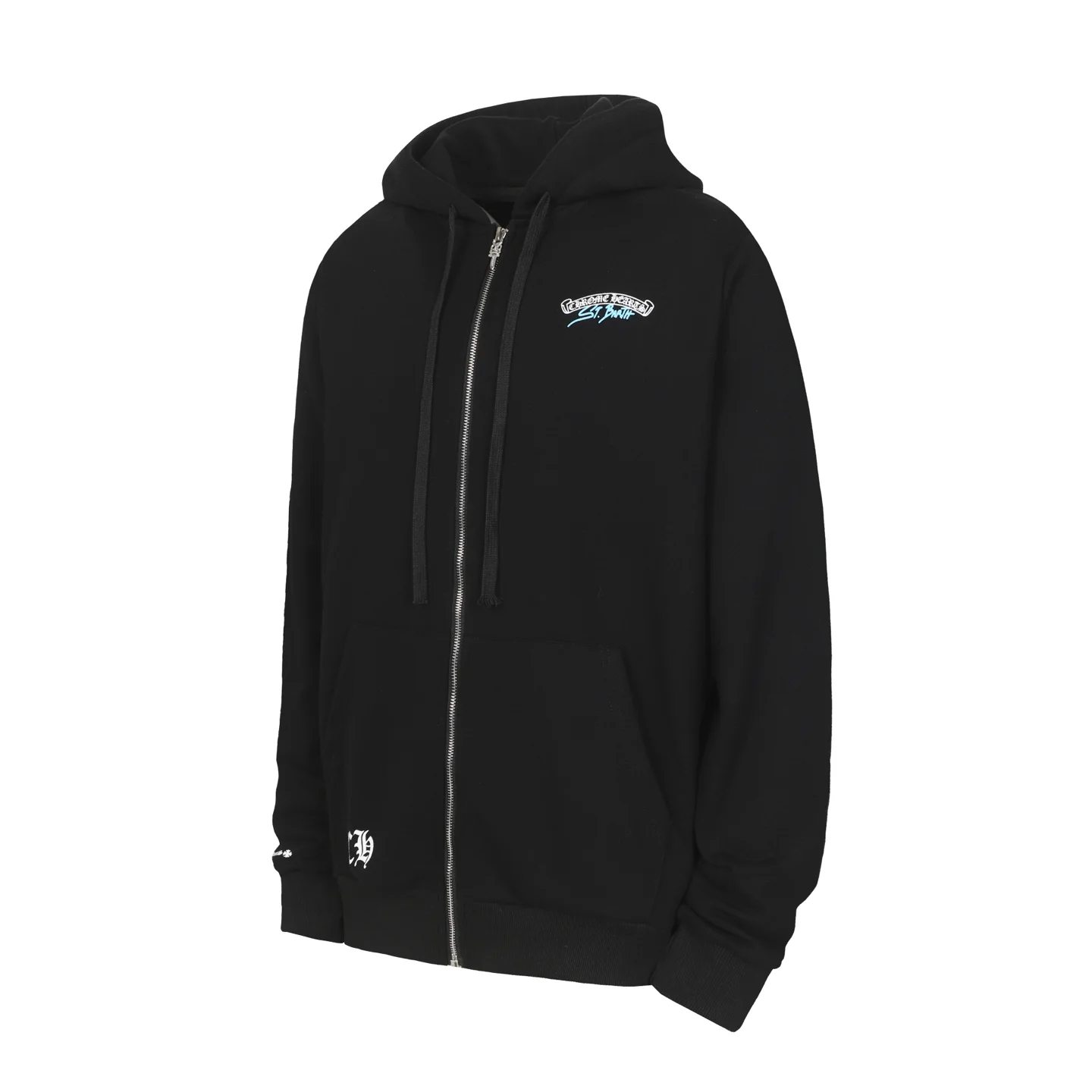 Logo-Print Zip-Up Hoodie D15013502 — view 4