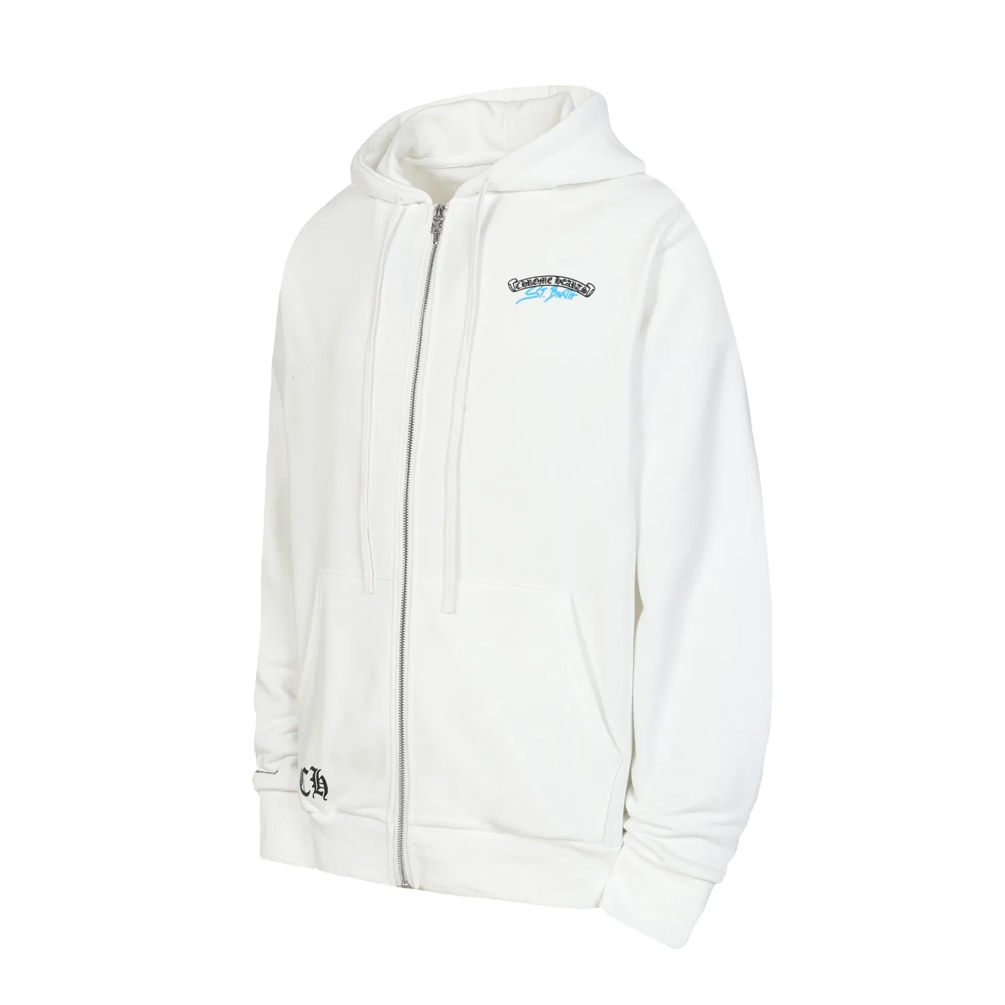 Logo Print Zip-Up Hoodie D15013501