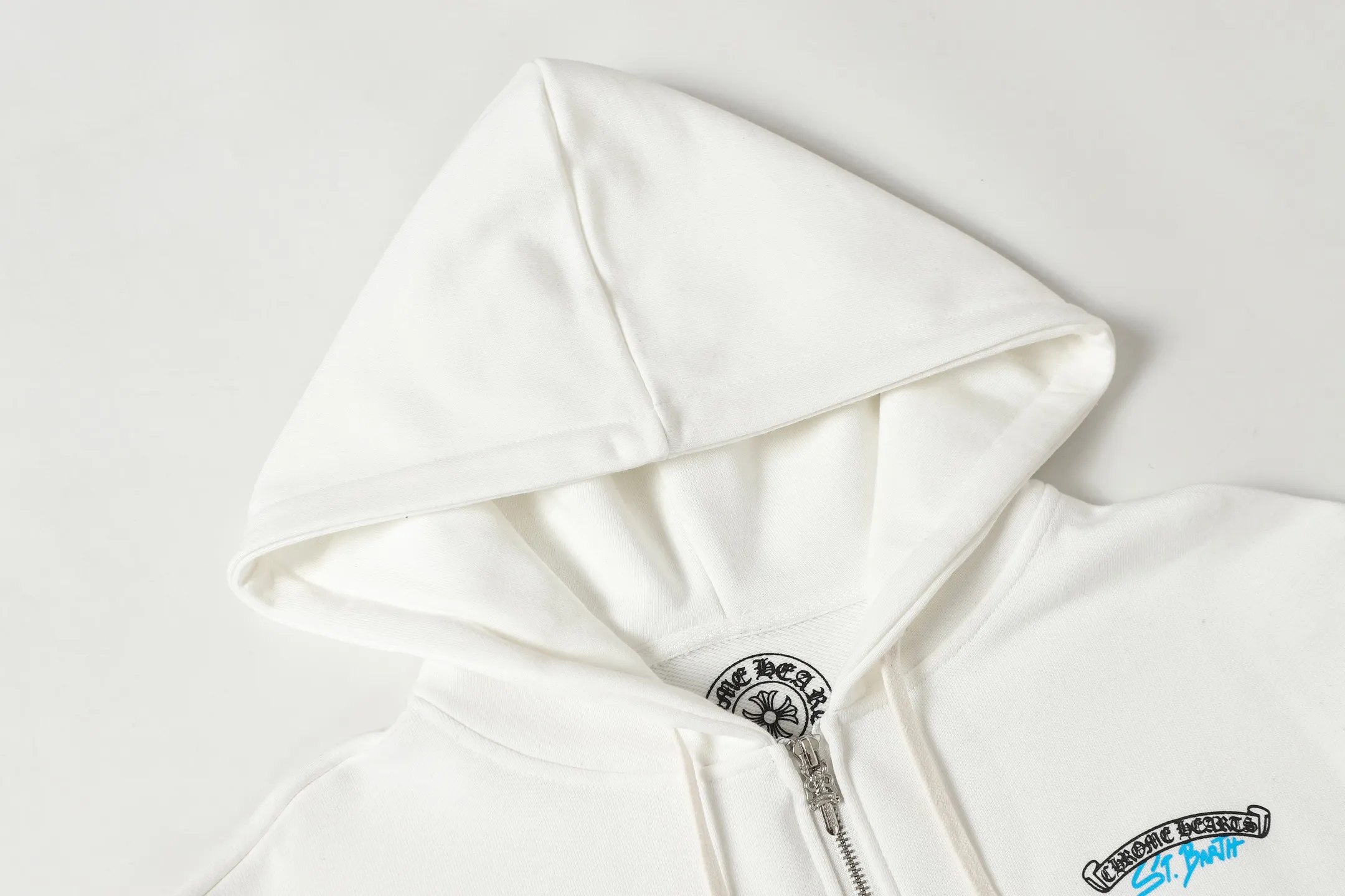 Logo Print Zip-Up Hoodie D15013501 — view 3
