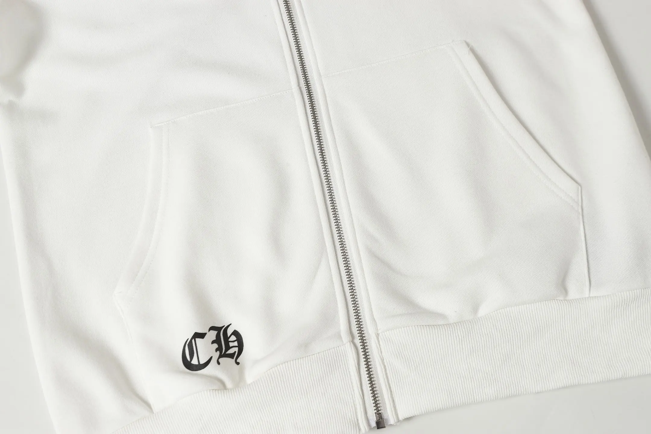 Logo Print Zip-Up Hoodie D15013501 — view 9