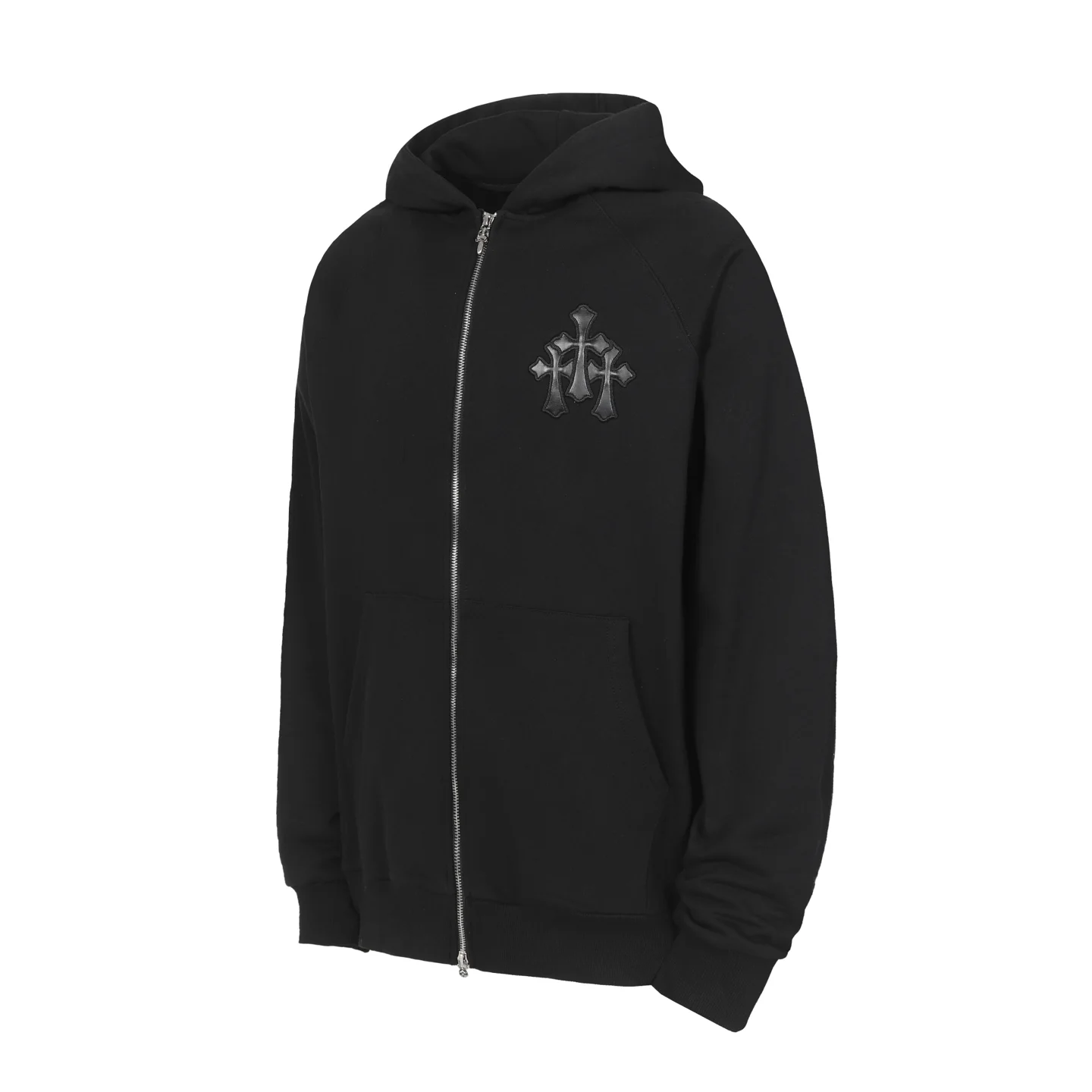 Cross Patch Zip-Up Hoodie D15013578 — view 2