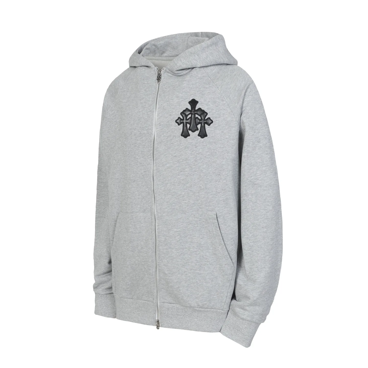 Logo-Patch Zip-Up Hoodie D15013580 — view 3