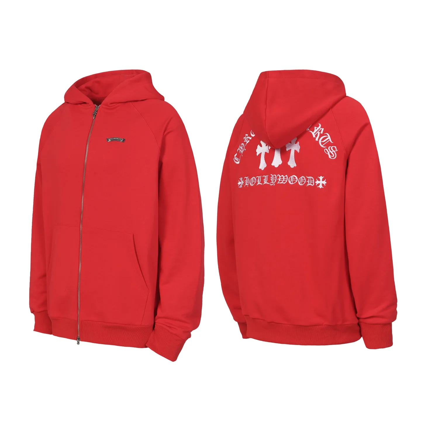 Logo-Embroidered Zip-Up Hoodie D15513576
