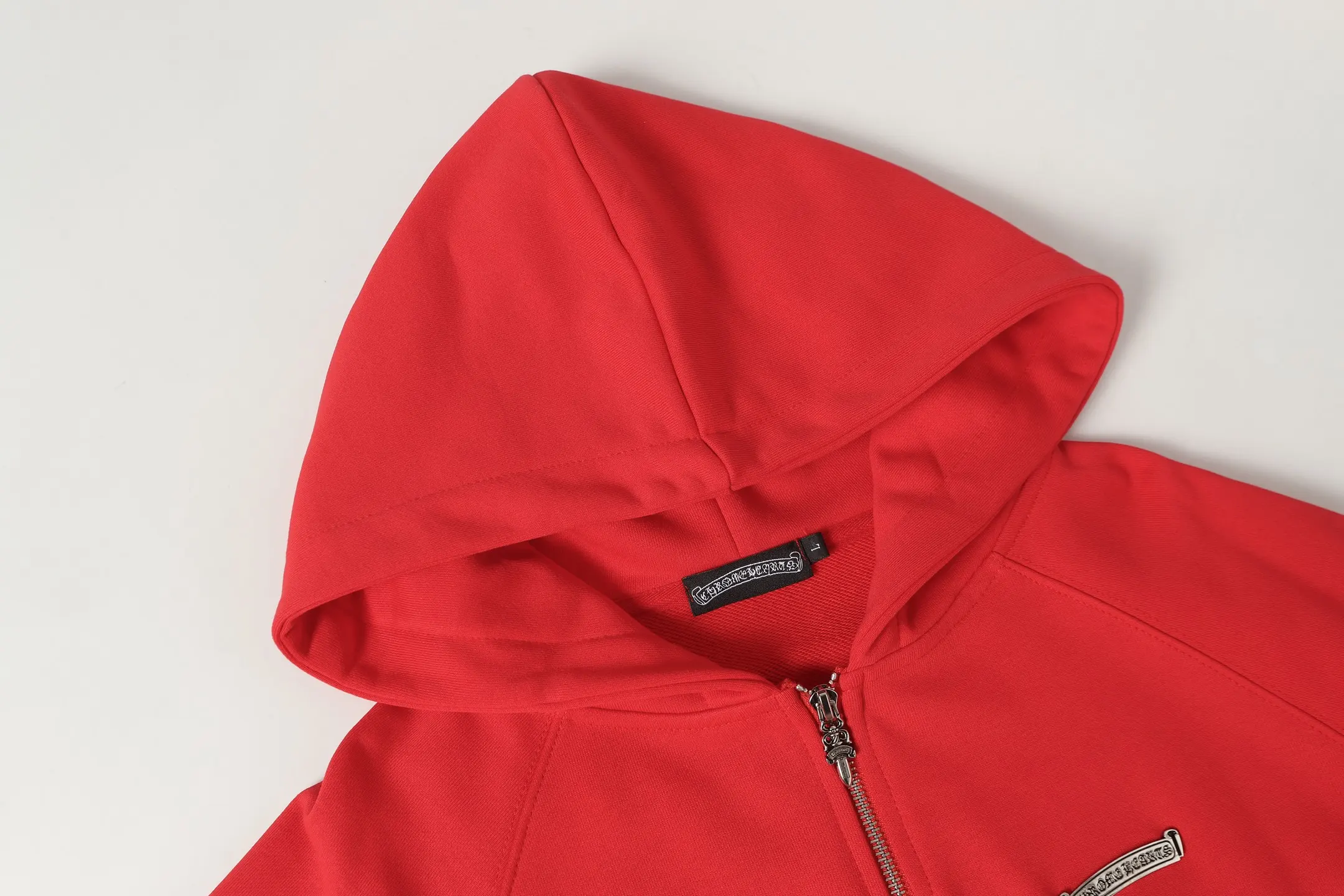 Logo-Embroidered Zip-Up Hoodie D15513576 — view 4