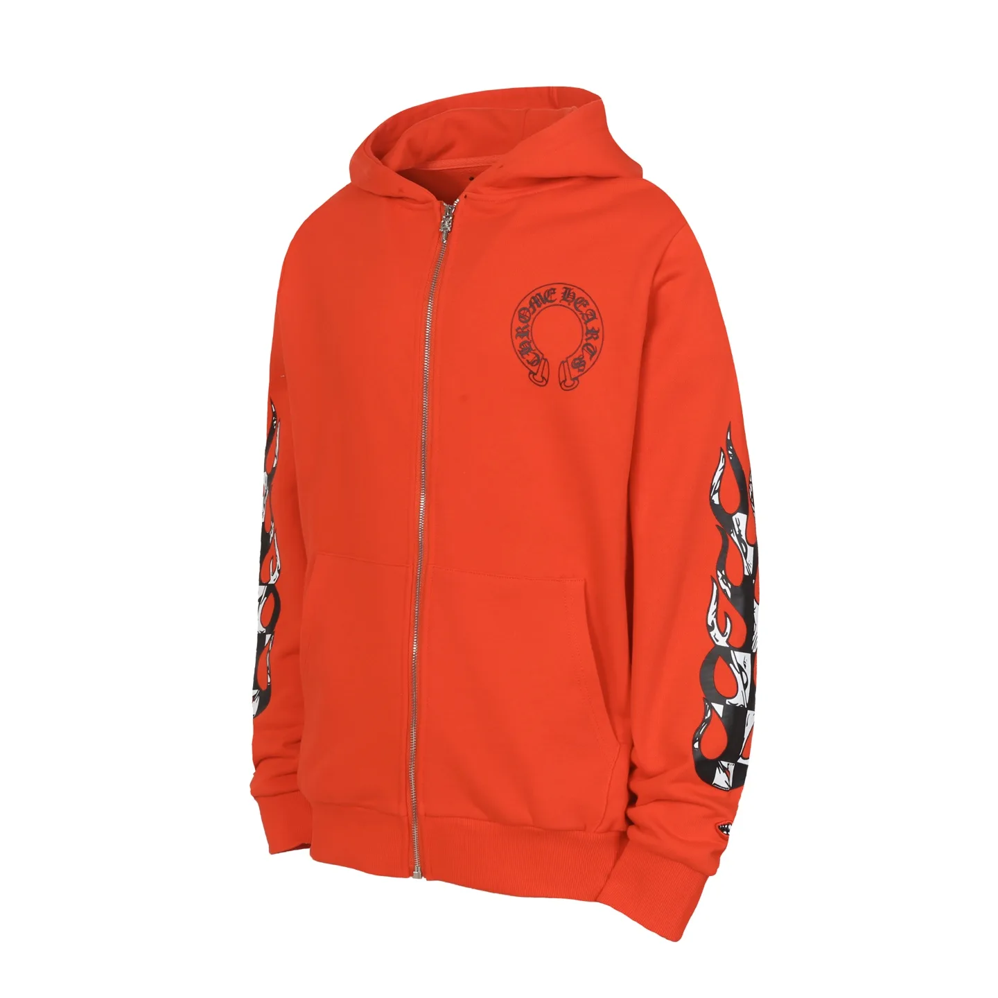 Logo Print Zip-Up Hoodie D15013465 — view 2