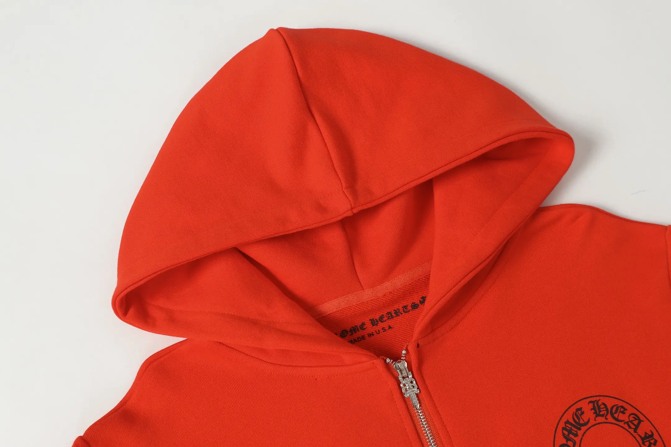 Logo Print Zip-Up Hoodie D15013465 — view 4