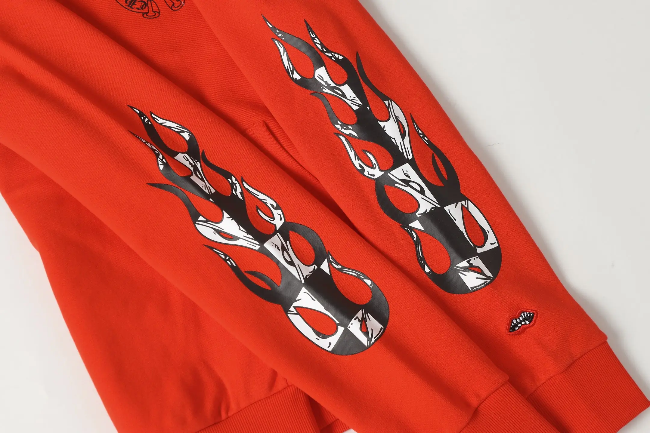 Logo Print Zip-Up Hoodie D15013465 — view 7