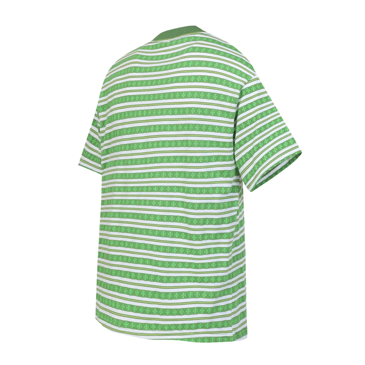 Striped Logo-Embroidered Cotton T-Shirt D10013750 — view 2