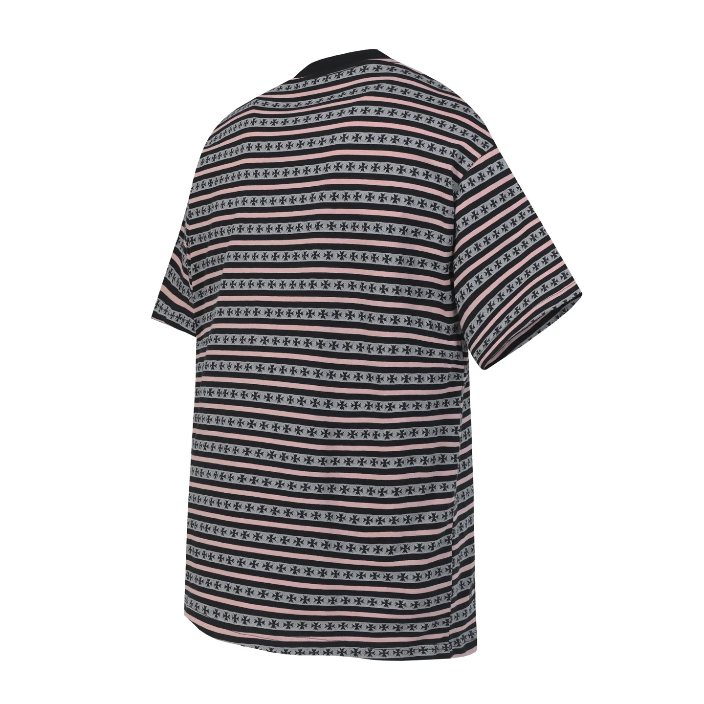 Striped Logo-Embroidered Cotton T-Shirt D10013751 — view 7