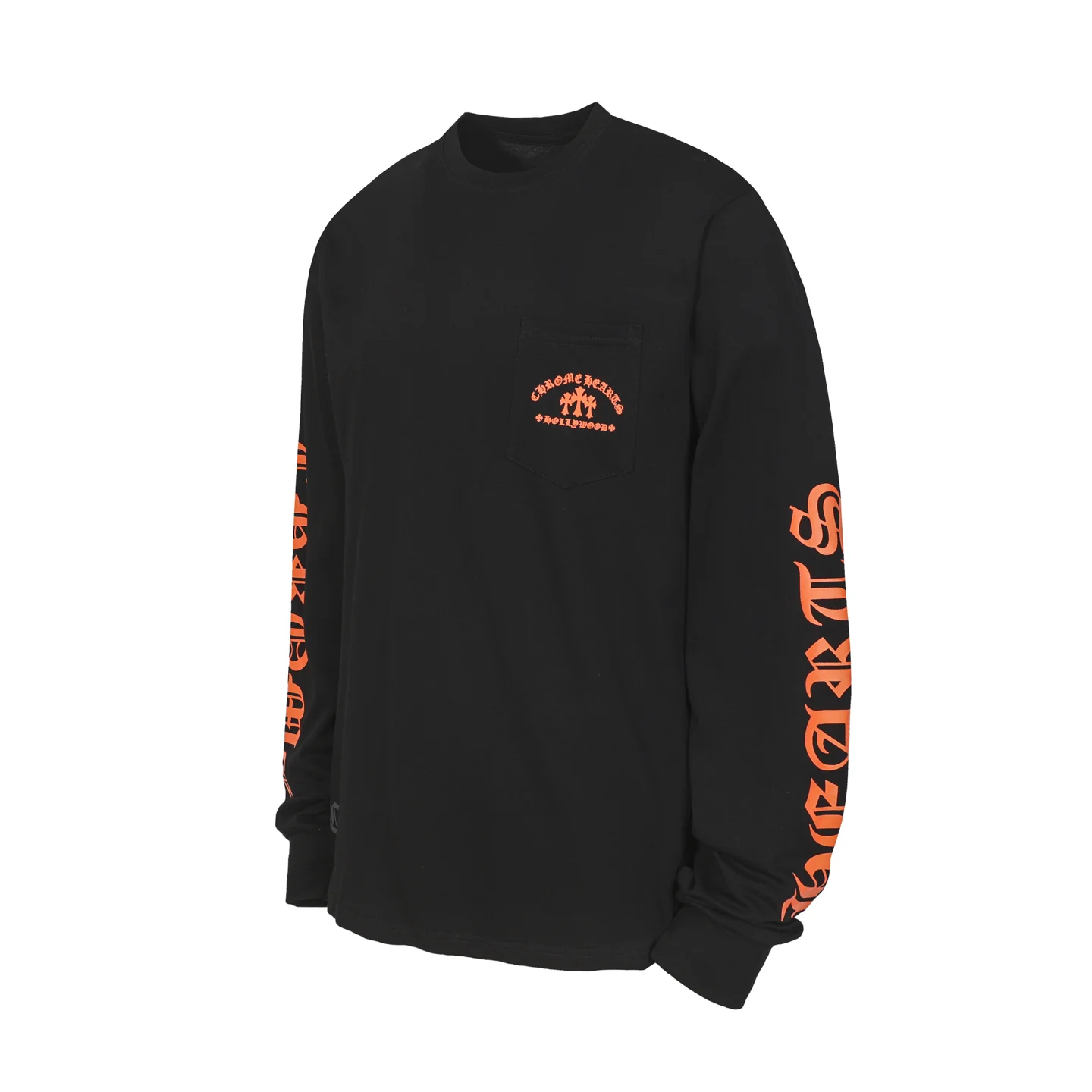 Logo Print Long-Sleeve Pocket T-Shirt D10013494
