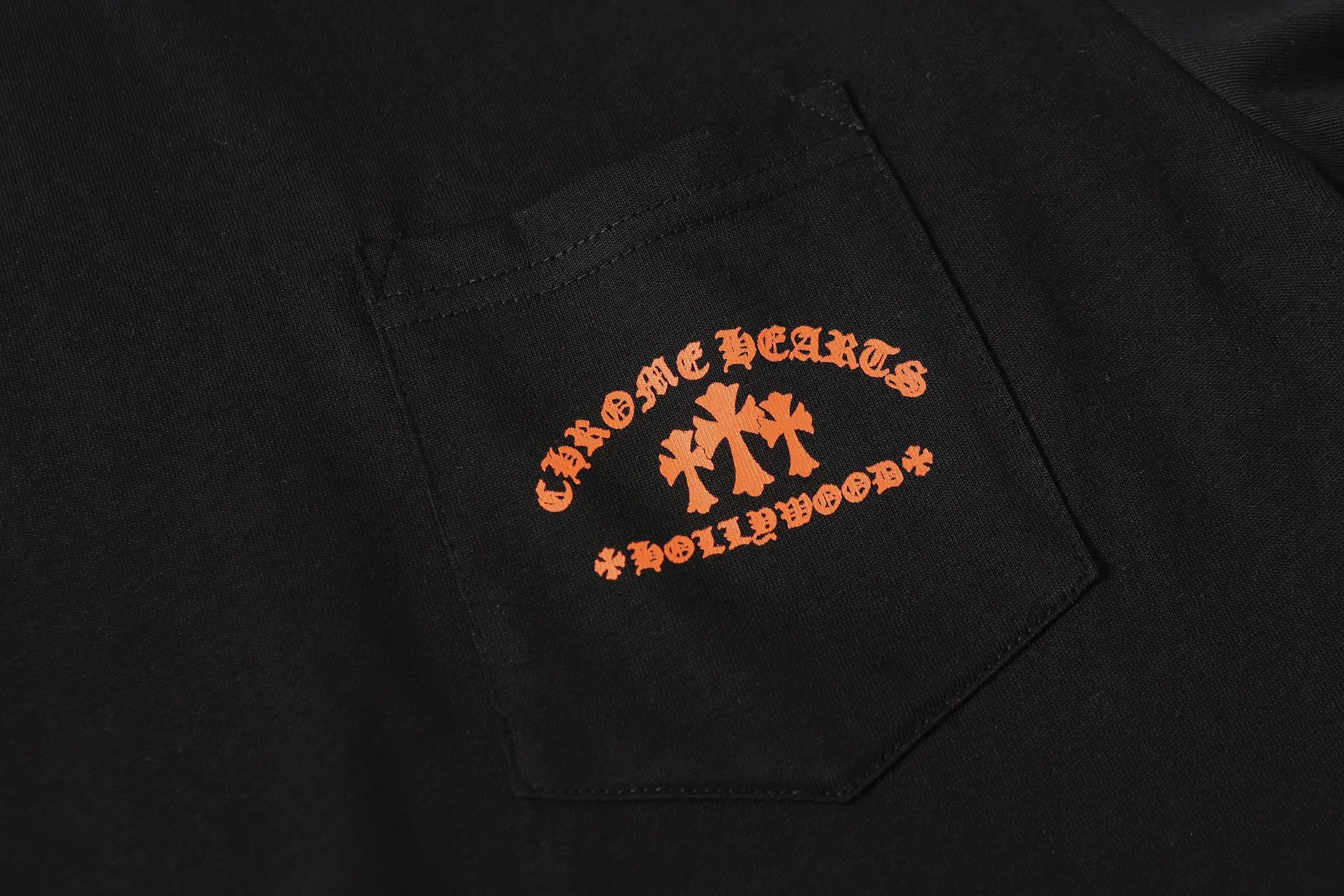 Logo Print Long-Sleeve Pocket T-Shirt D10013494 — view 5
