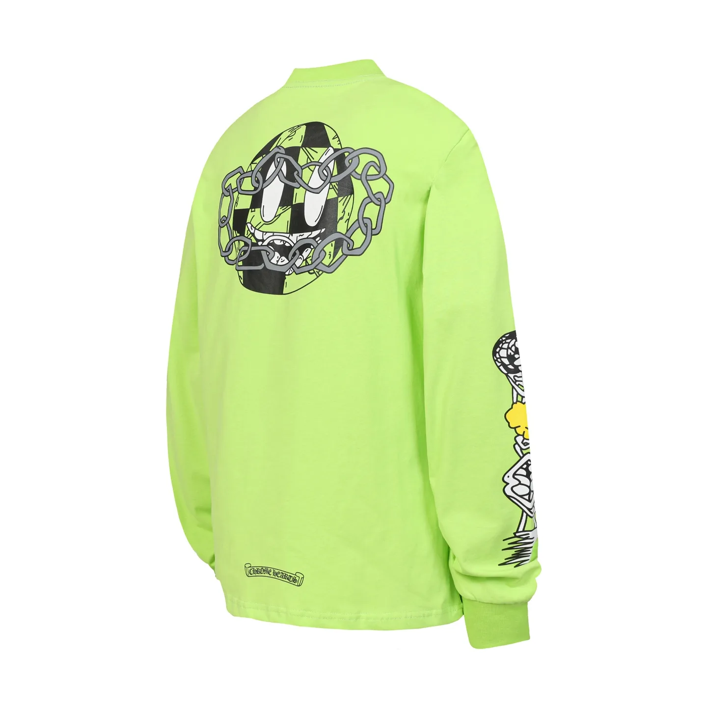 Graffiti Print Long-Sleeve T-Shirt D10013472 — view 3
