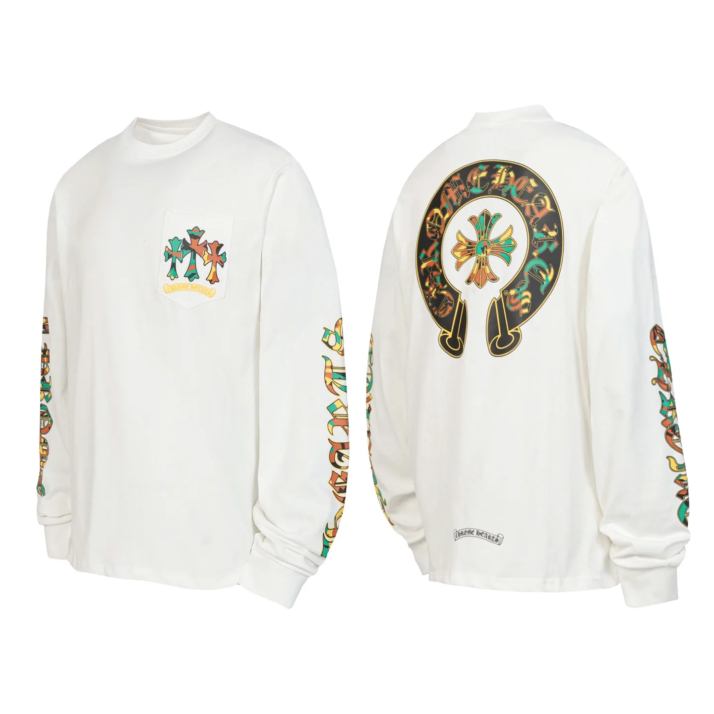 Horseshoe Logo Long-Sleeve T-Shirt D10013488 — view 3