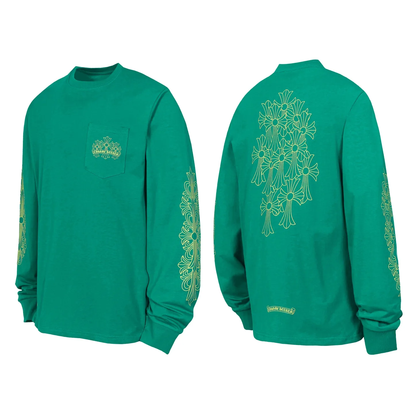 Logo Print Long-Sleeve Pocket T-Shirt D10013485