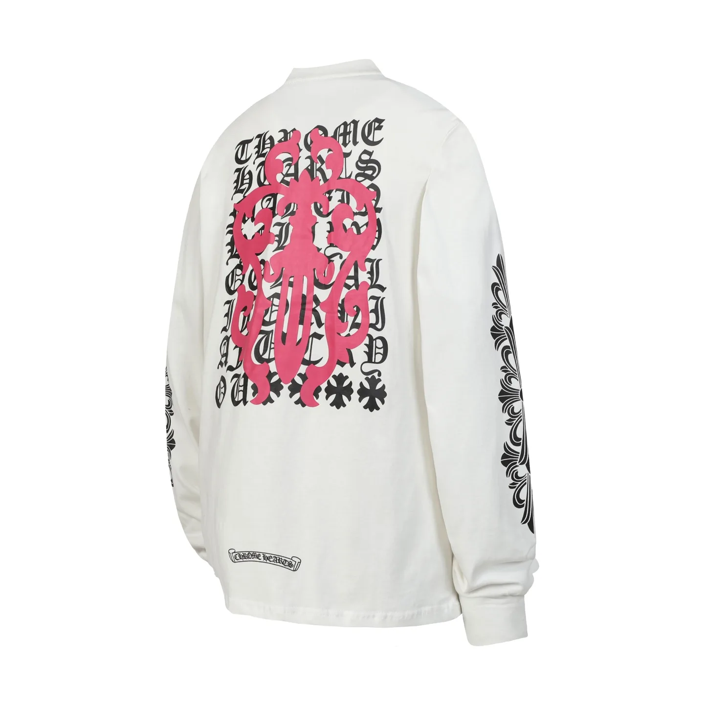 Logo-Print Cotton-Jersey Long-Sleeve T-Shirt D10013481 — view 3