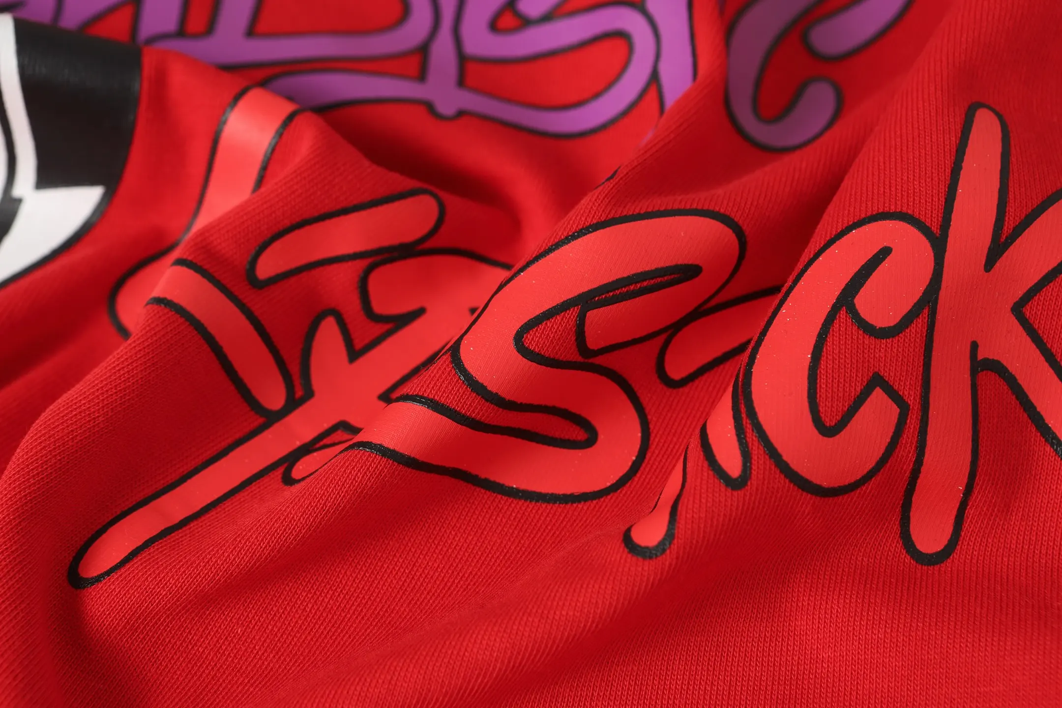 Graffiti Print Long-Sleeve T-Shirt D10013570 — view 13