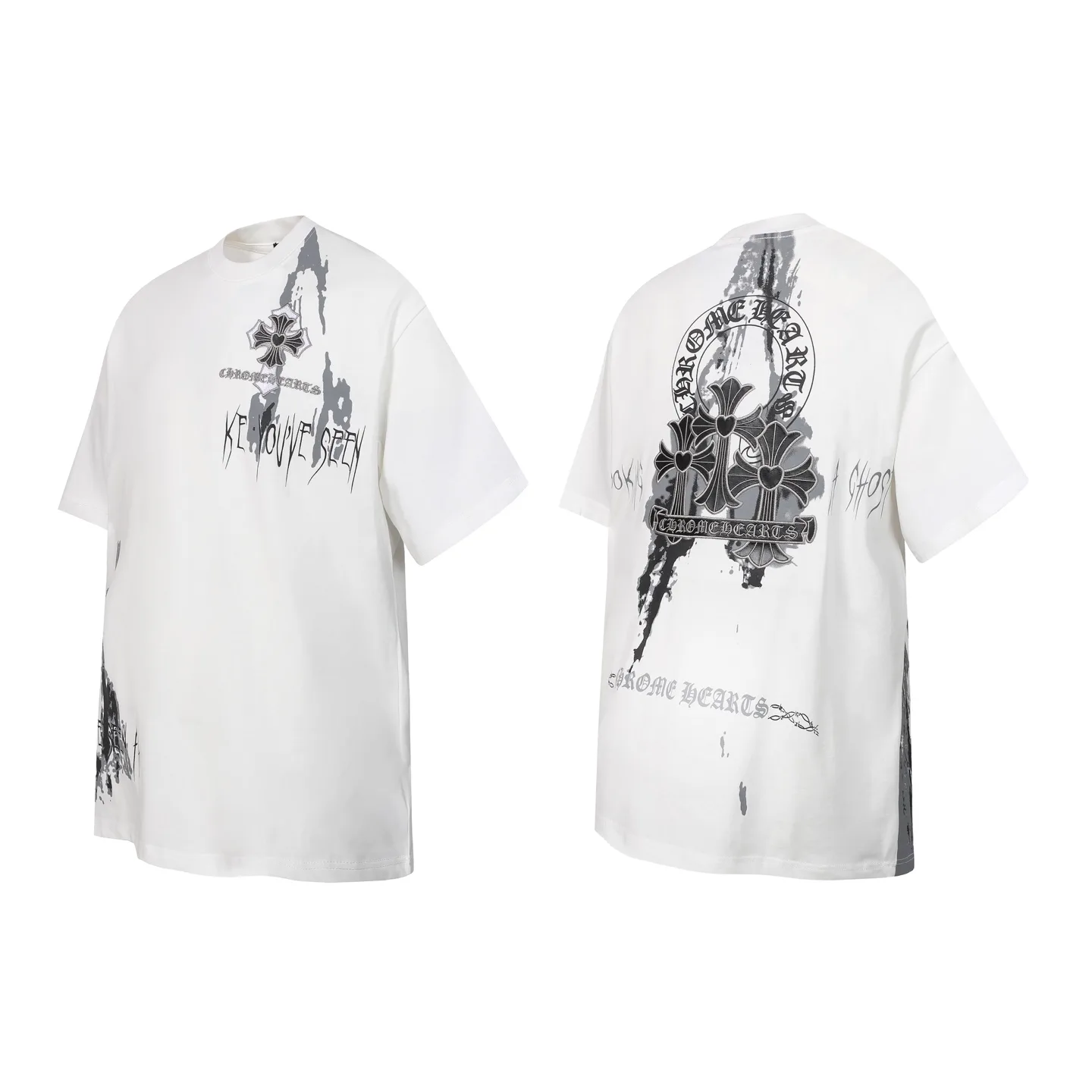 Chrome Hearts Cross Graphic Embroidered T-Shirt D11013691