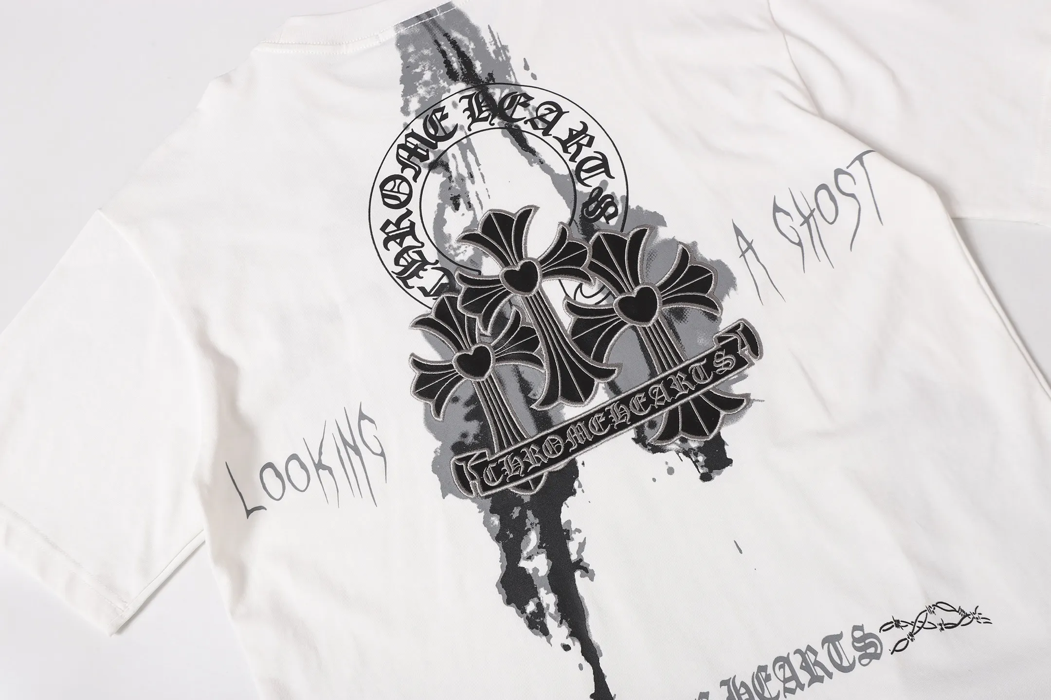 Chrome Hearts Cross Graphic Embroidered T-Shirt D11013691 — view 8